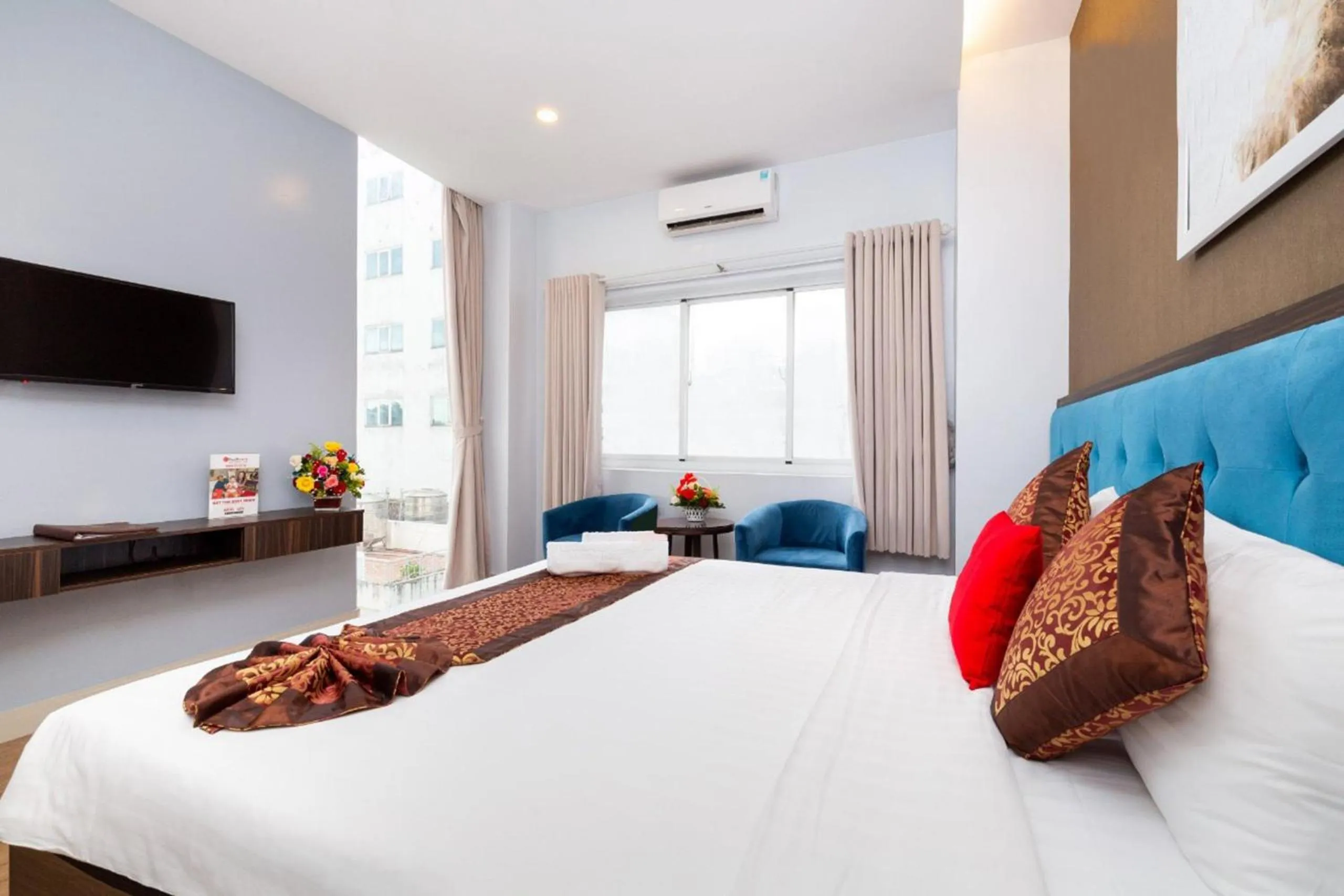 Bed in Khách sạn Bamboo Sài gòn