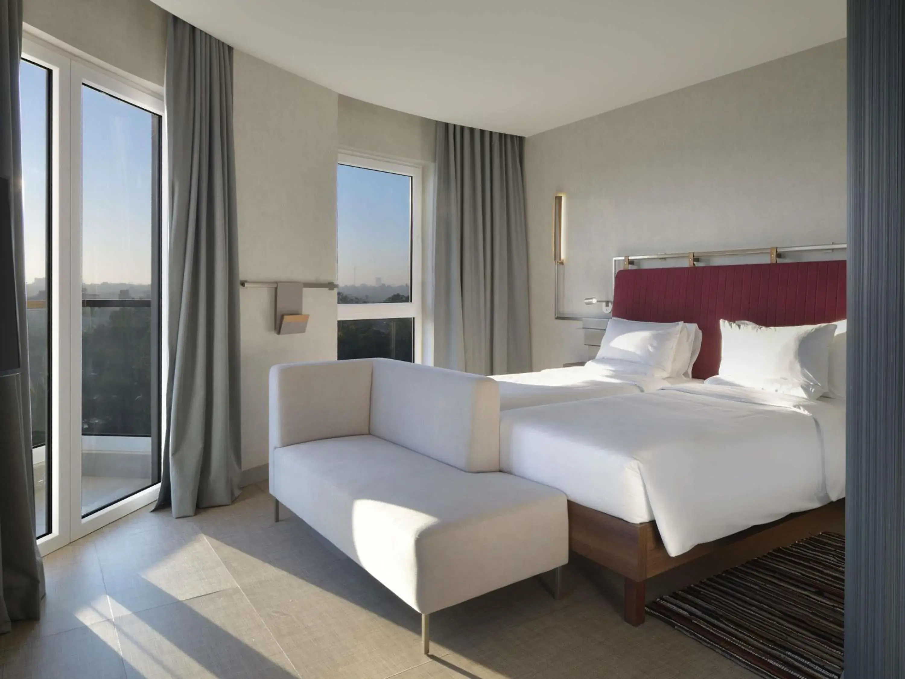 Executive Twin Room with Bay View in Novotel Lubumbashi Executive Twin Room with Bay View in Novotel Lubumbashi