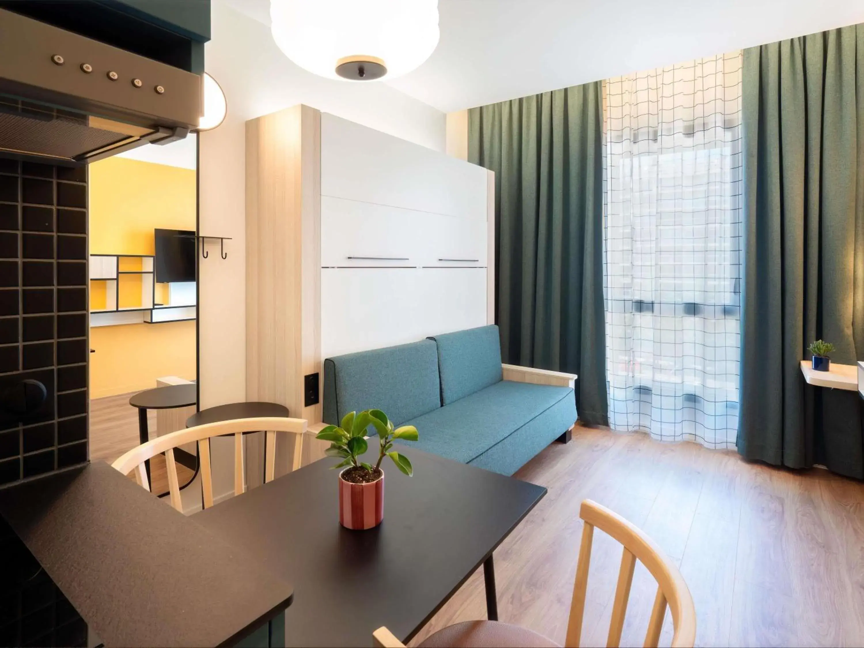 Bedroom in Aparthotel Adagio Access Rouen Centre Cathédrale Bedroom in Aparthotel Adagio Access Rouen Centre Cathédrale