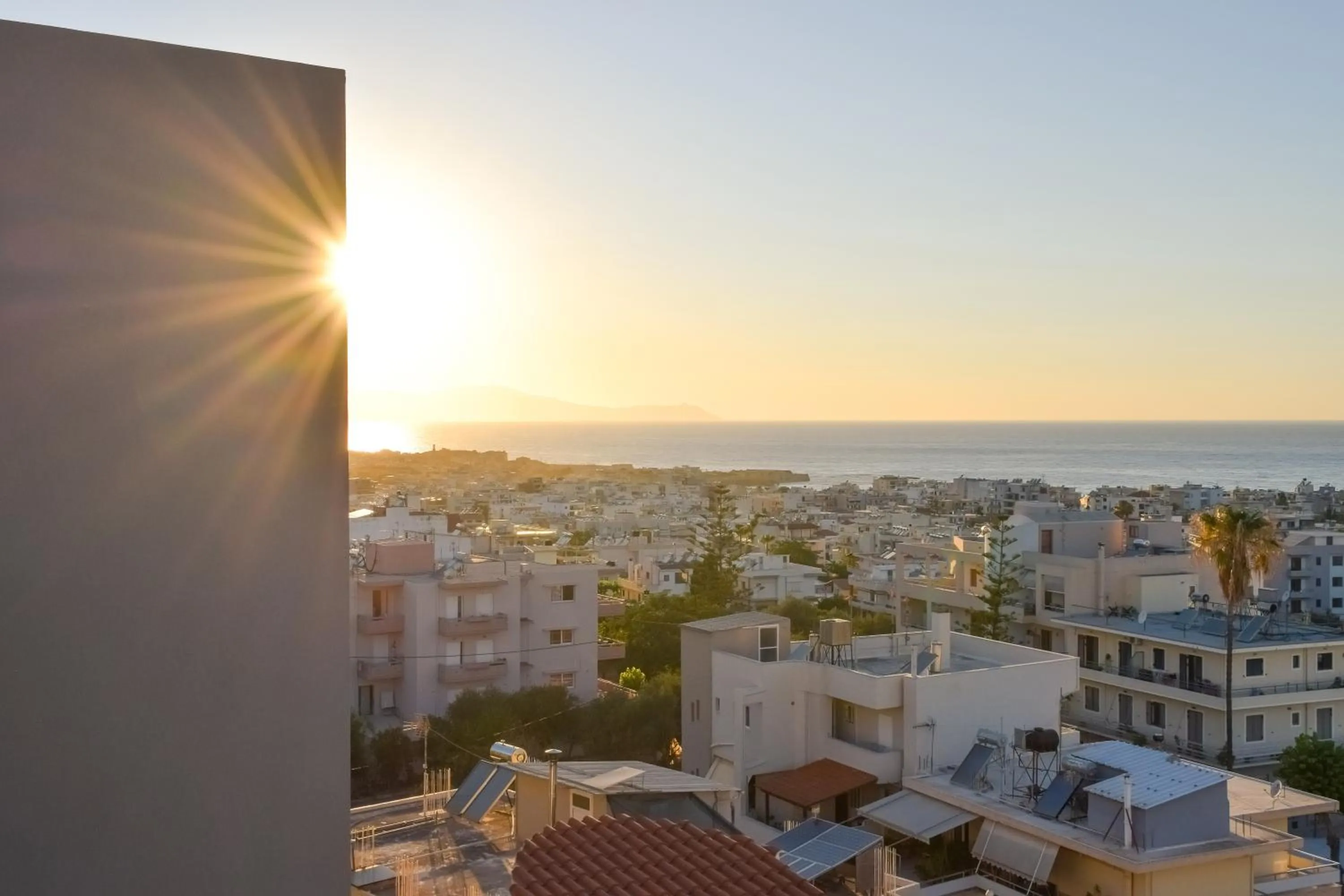 City view in Chania Elegance Suites