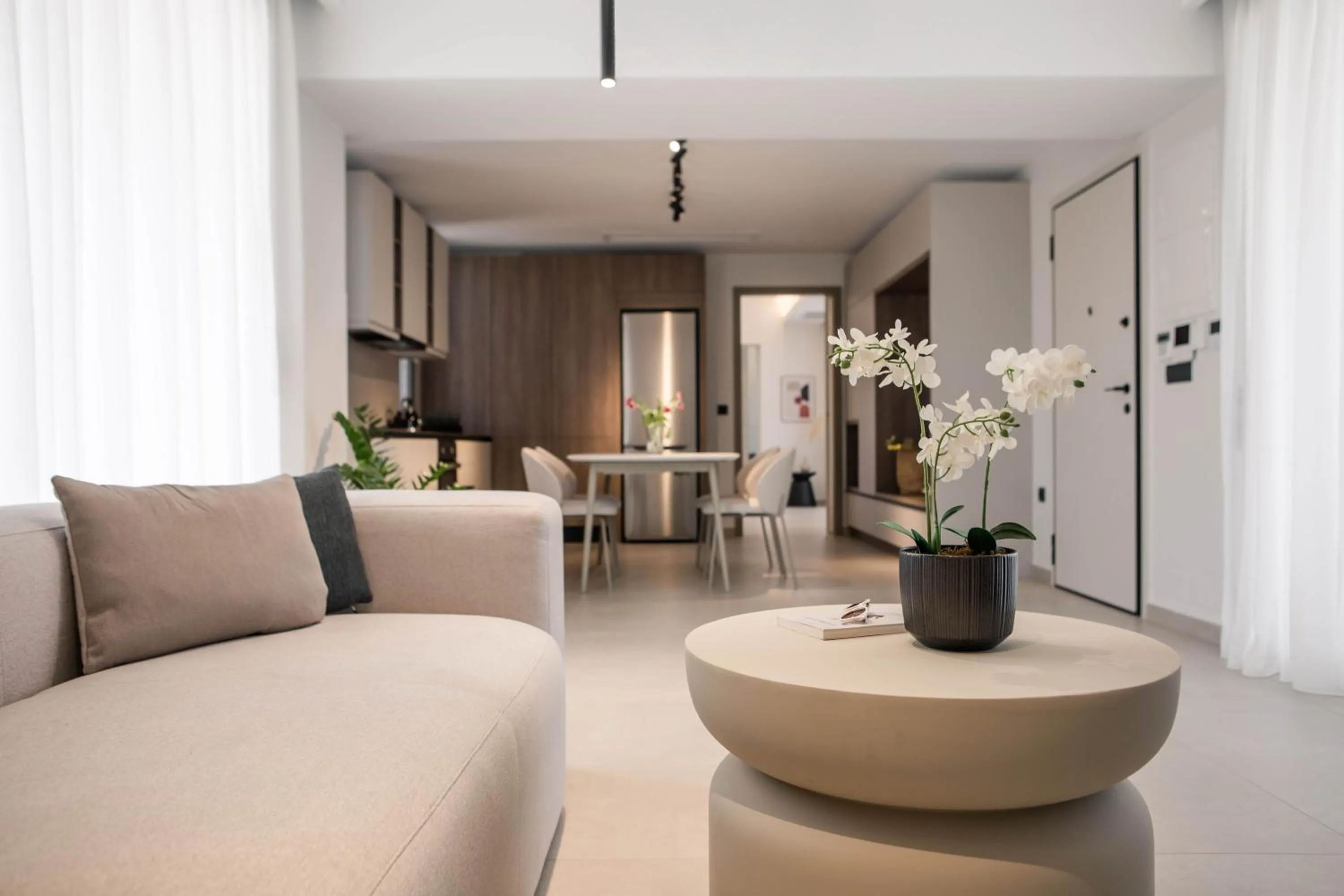 Seating area in Chania Elegance Suites