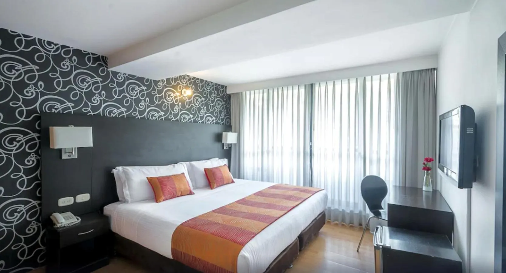 Bed in Hospedium Hotel Bogotá Urban Javeriana