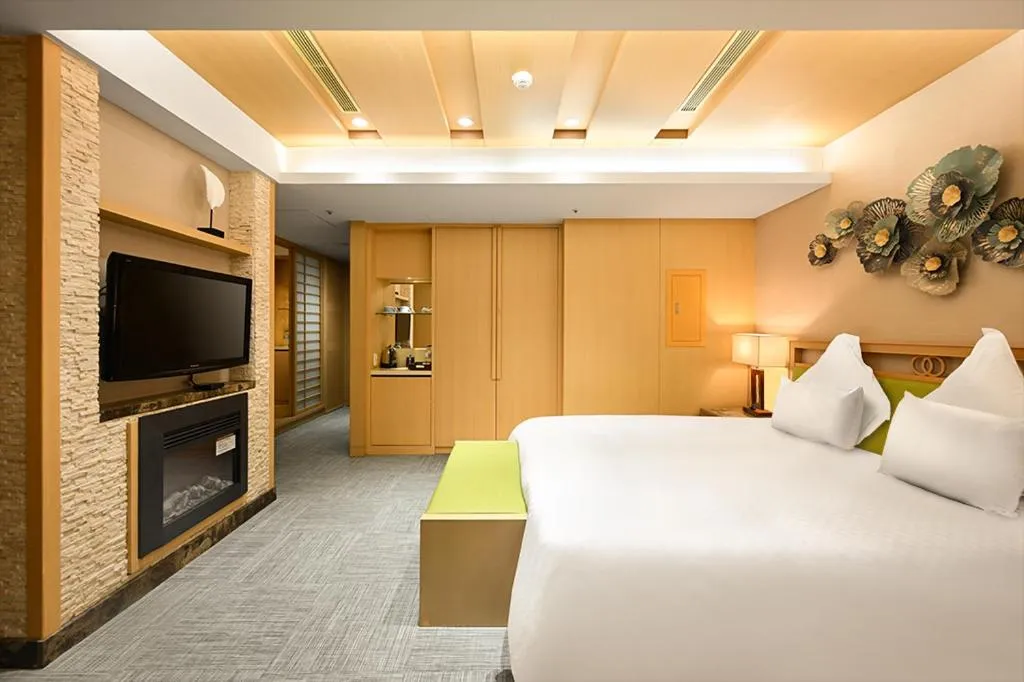 Bed in Alishan Hotel