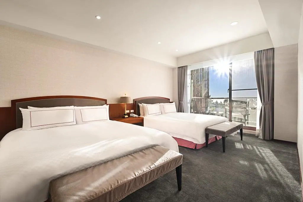 Bed in Alishan Hotel