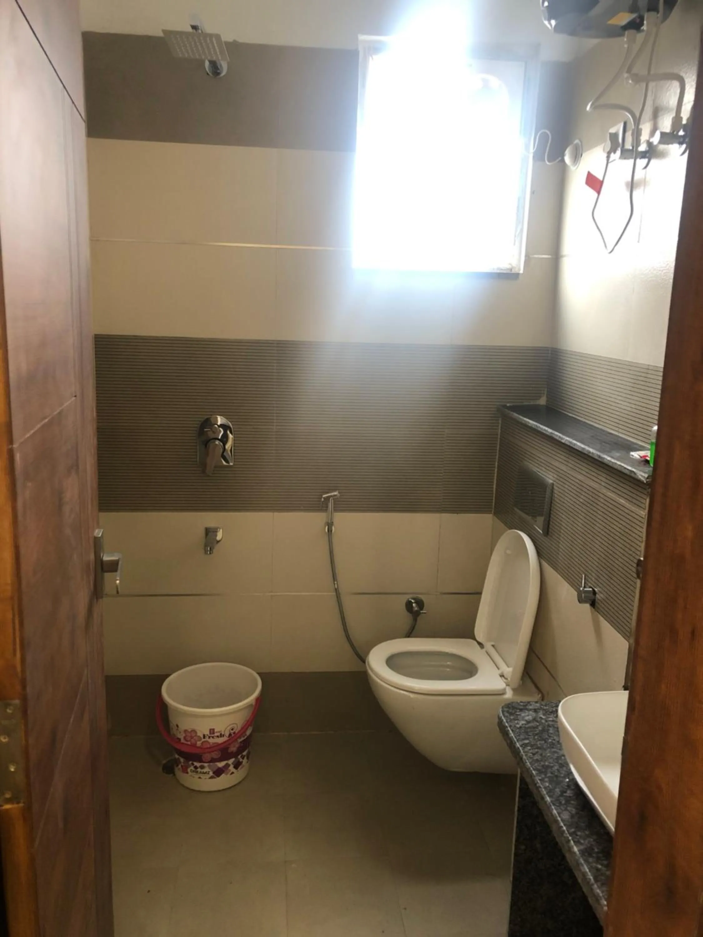 Shower in C T Heights Inn