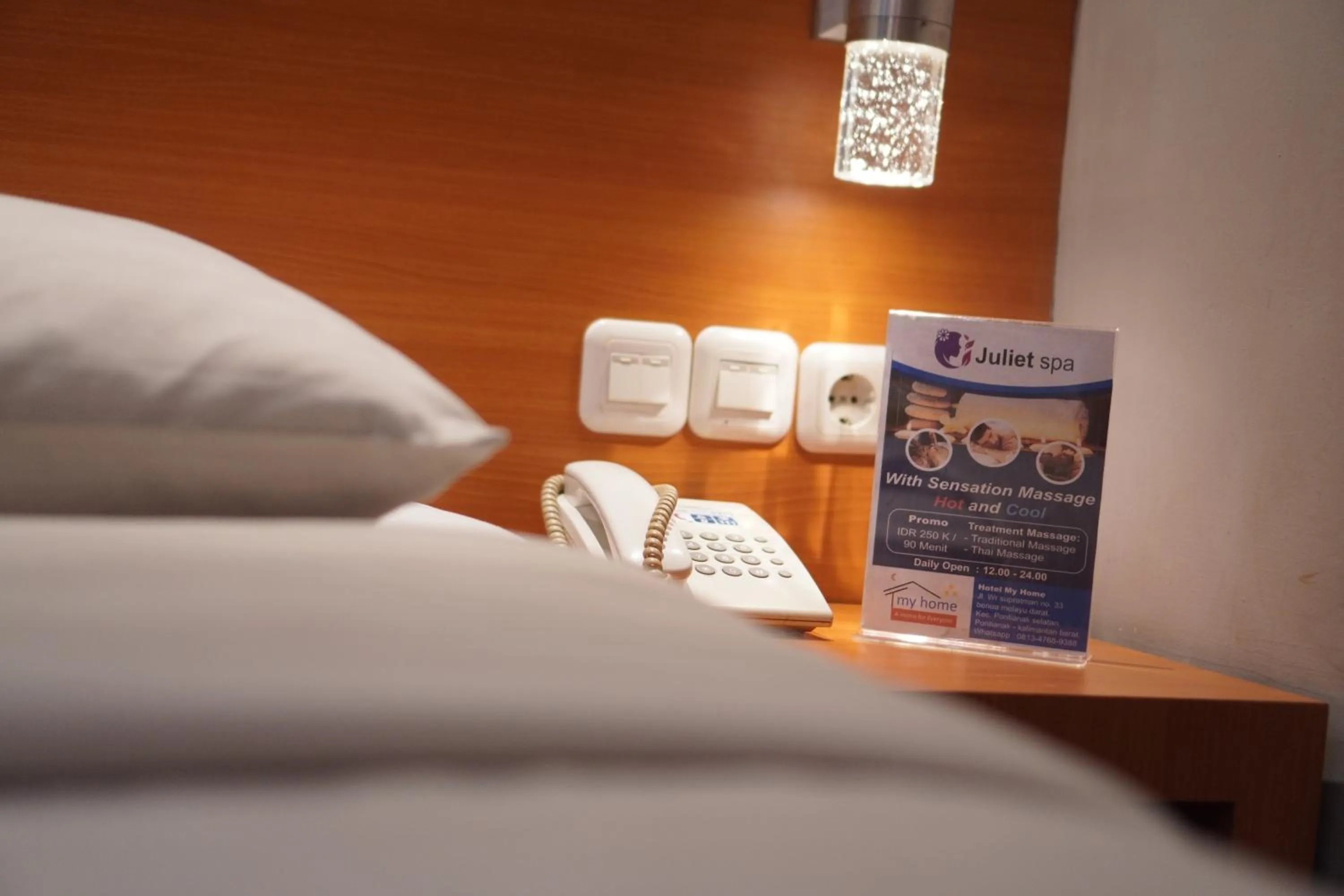 Bed in My Home Hotel Pontianak