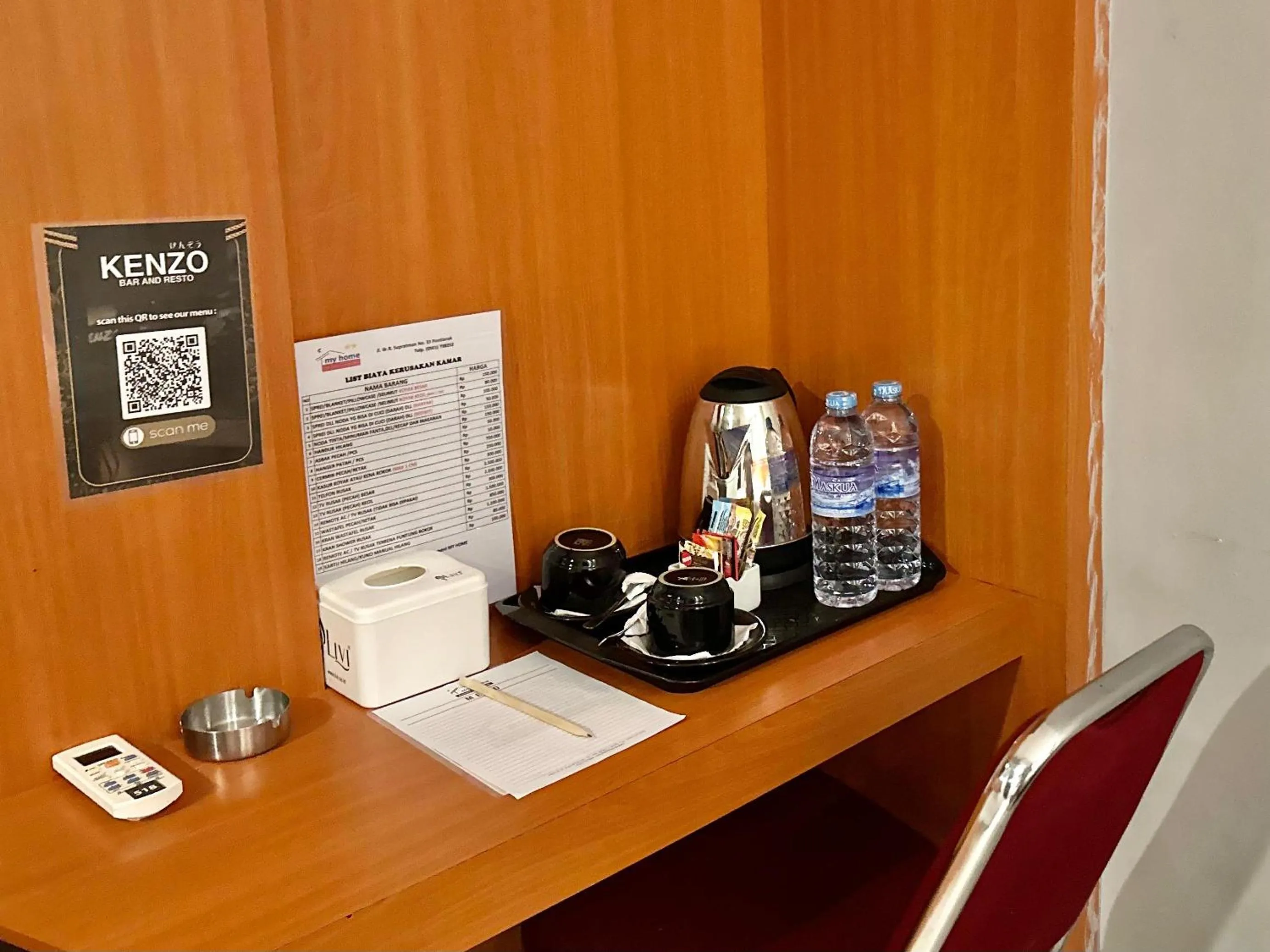 Coffee/tea facilities in My Home Hotel Pontianak