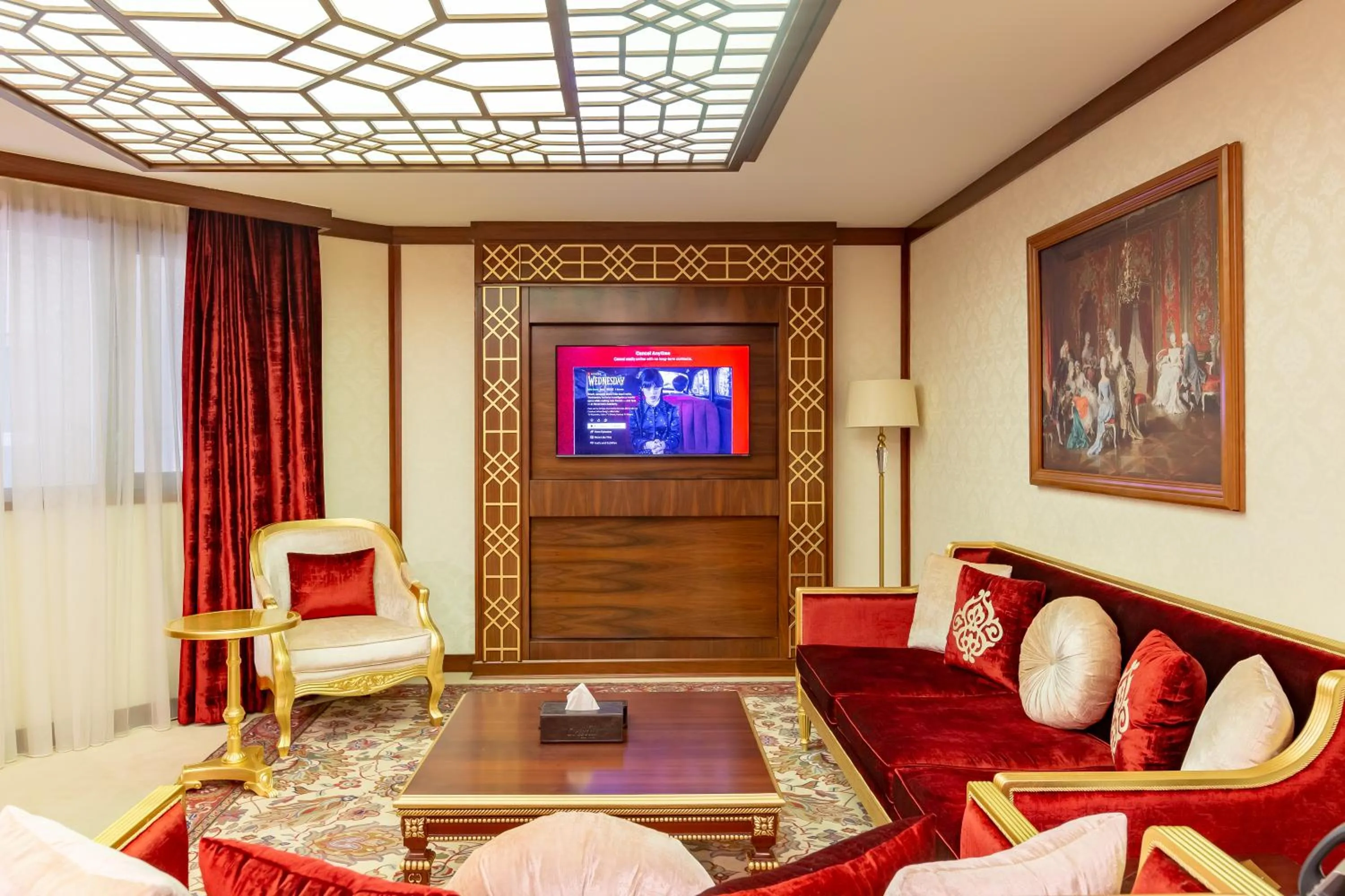 Living room in Cristal Erbil Hotel