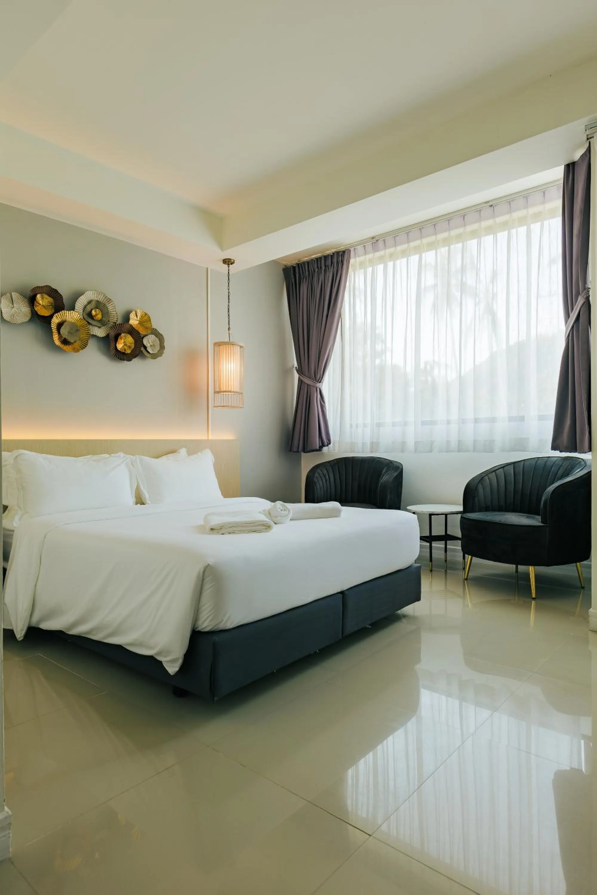 Bed in Kamala Havana Hotel and Cafe