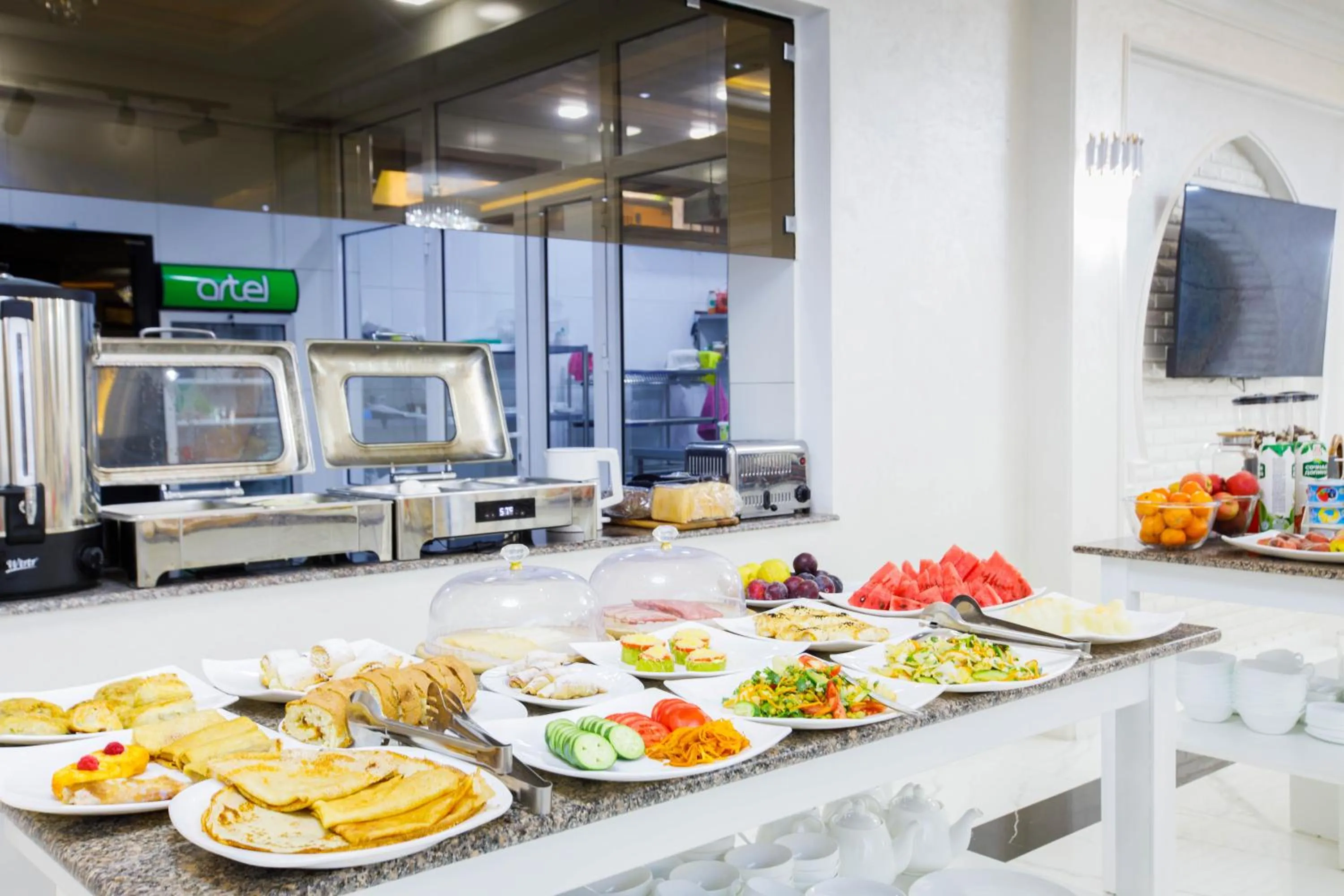 Breakfast in Hotel Dali Samarkand