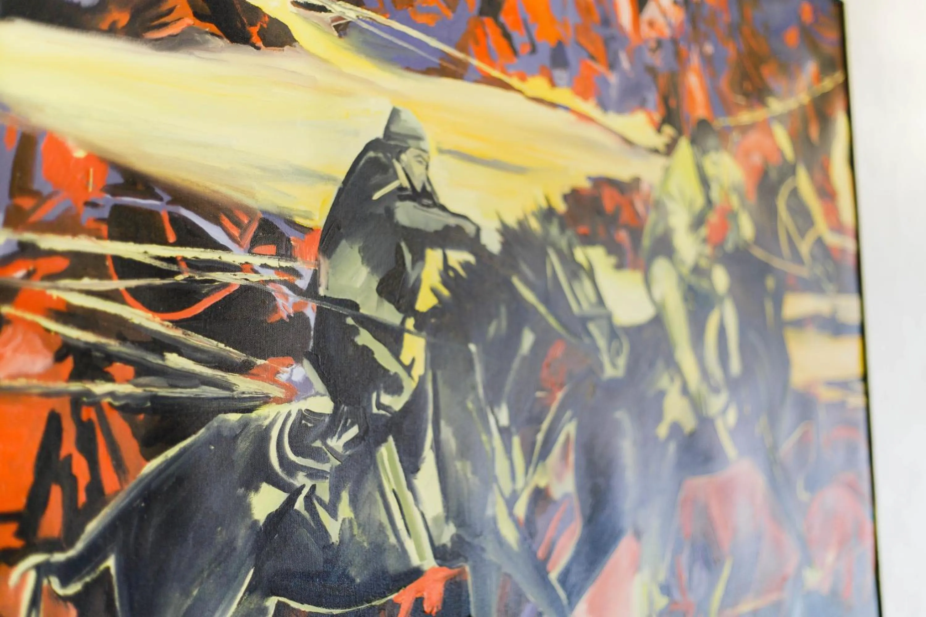 Decorative detail in Hotel Dali Samarkand