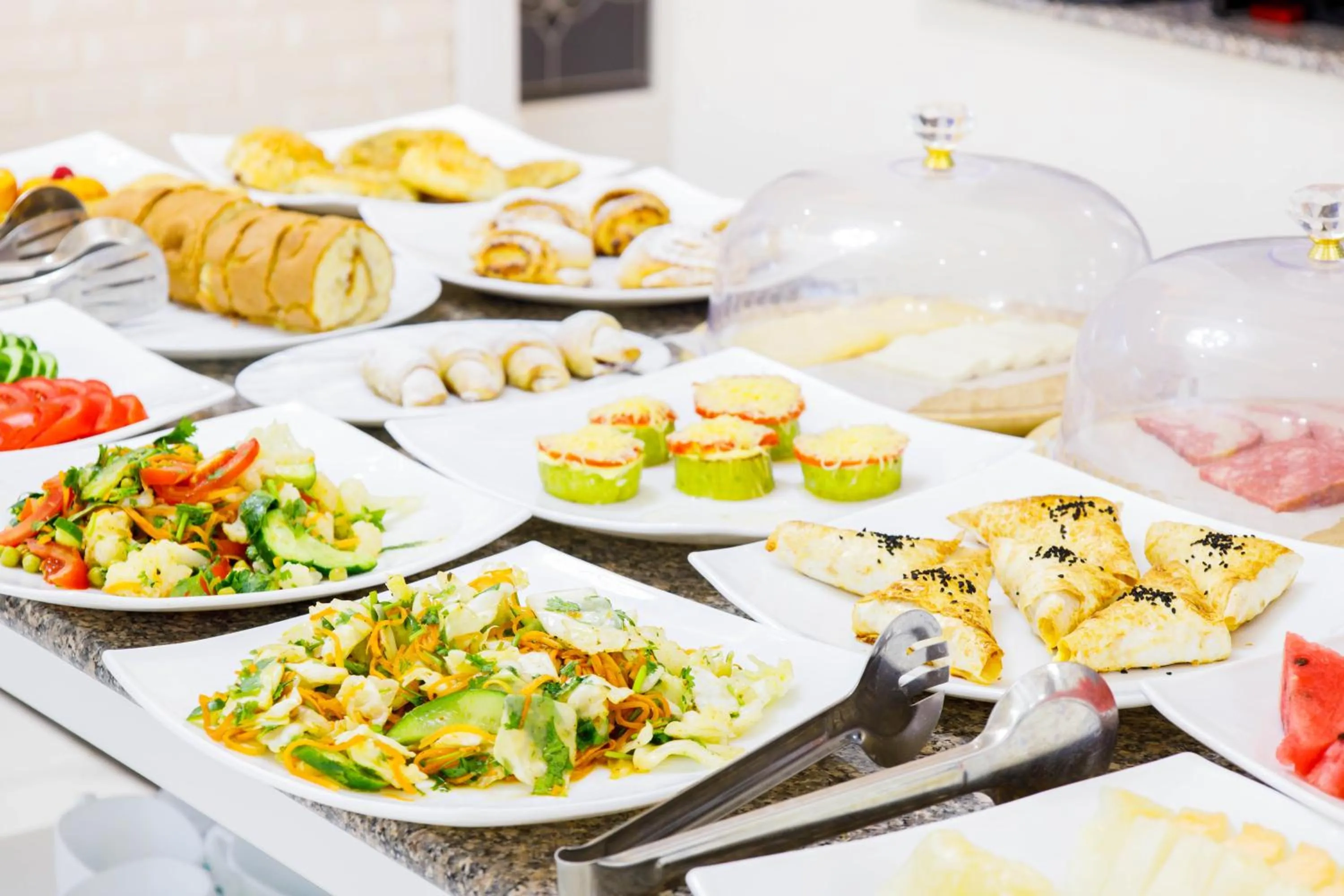 Breakfast in Hotel Dali Samarkand