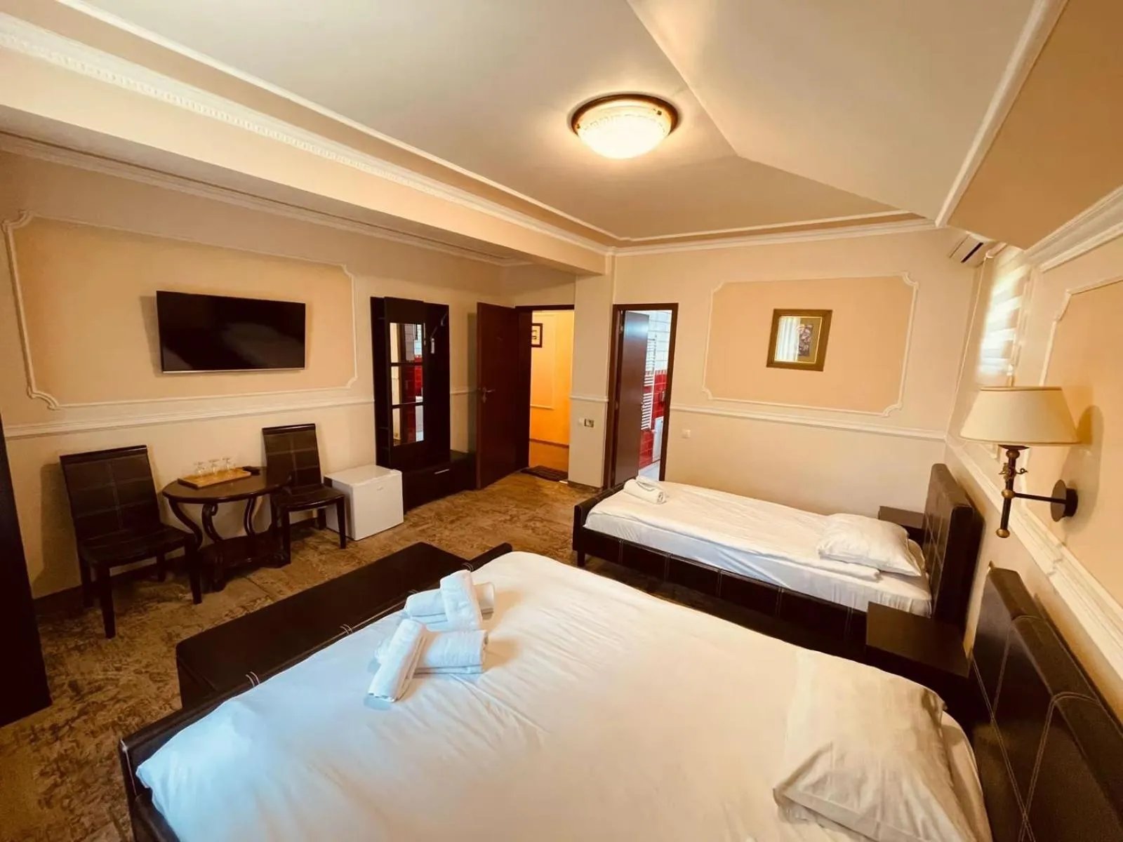 Bed in Hotel Parc Tecuci