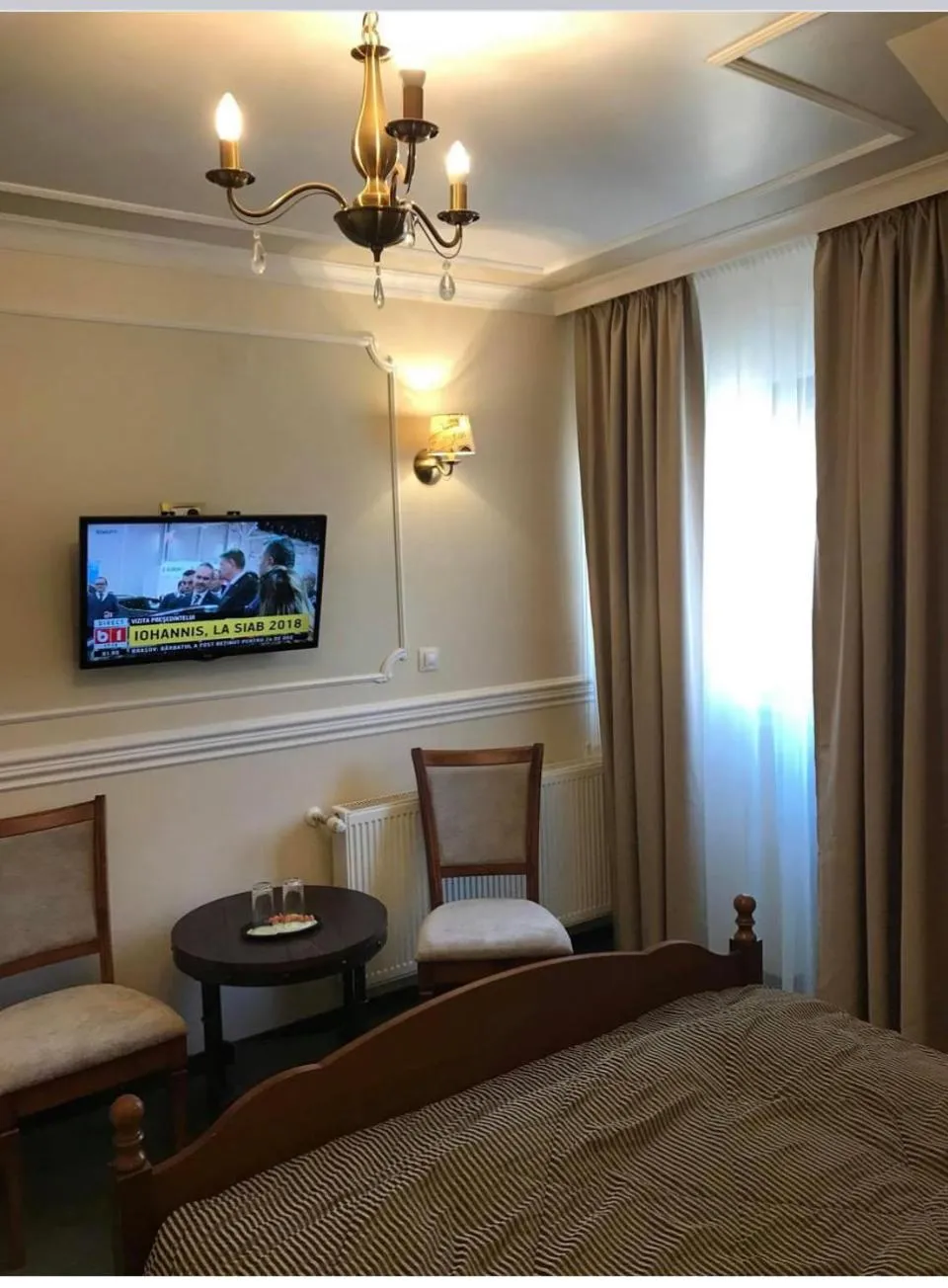 Bed in Hotel Parc Tecuci