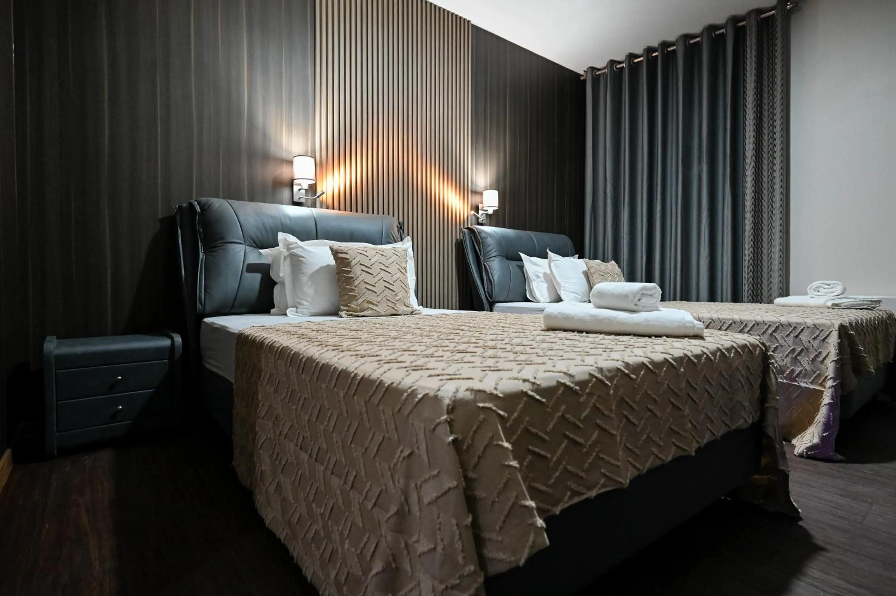 Bed in Grey Star Hotel