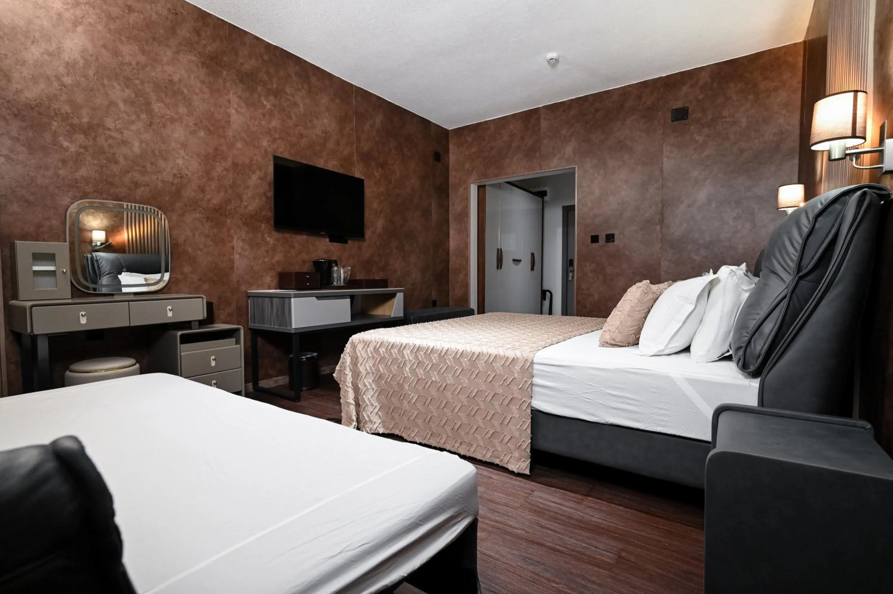 Bed in Grey Star Hotel