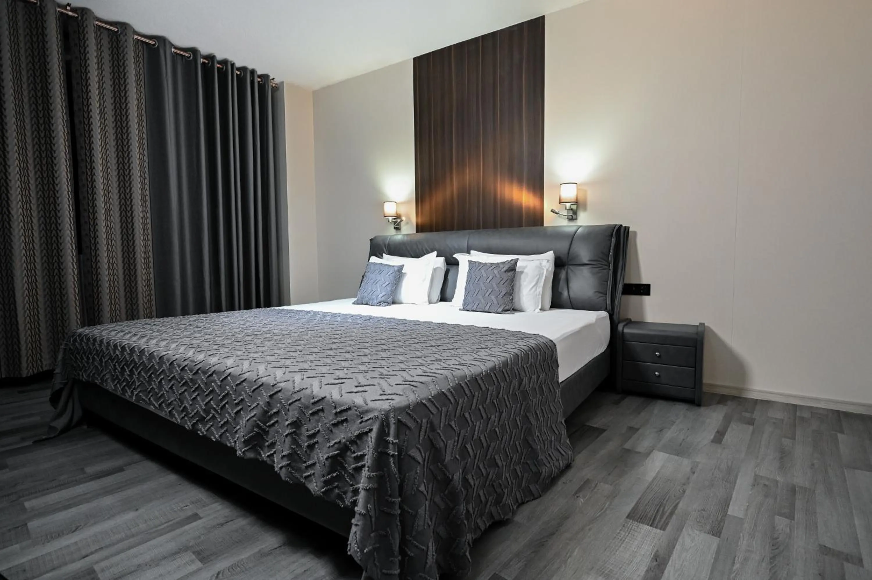 Bed in Grey Star Hotel