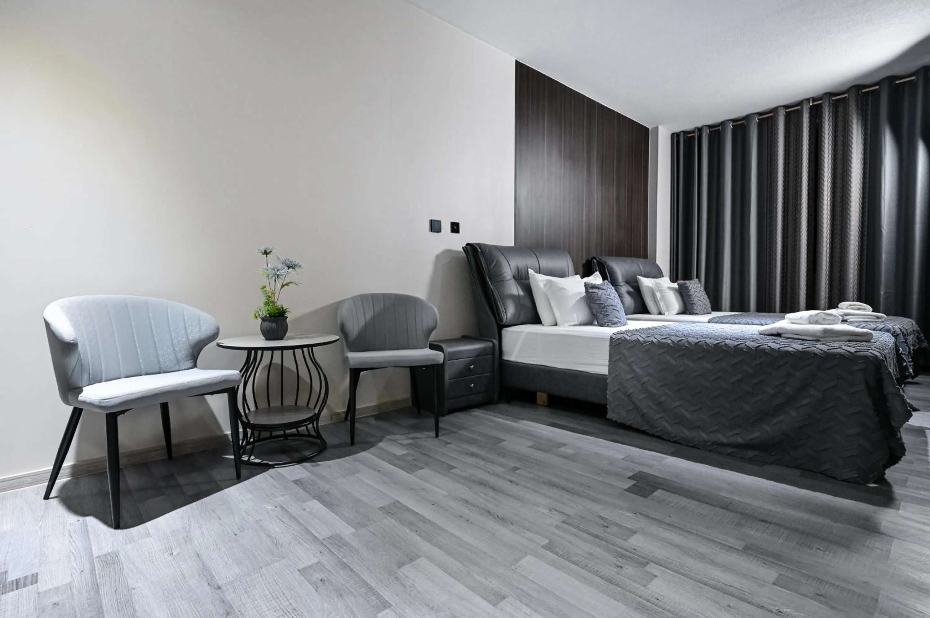 Bed in Grey Star Hotel