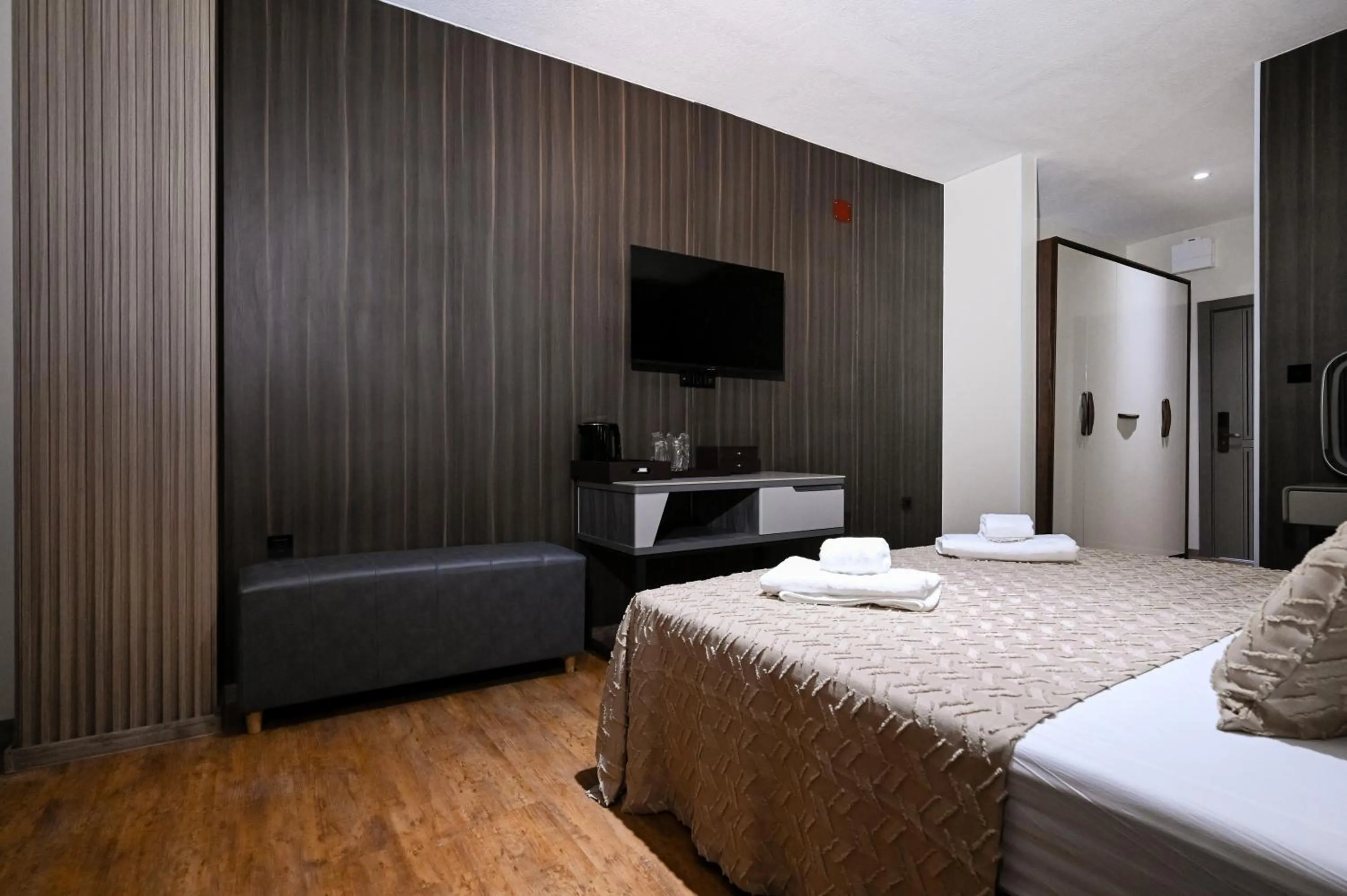 Bed in Grey Star Hotel