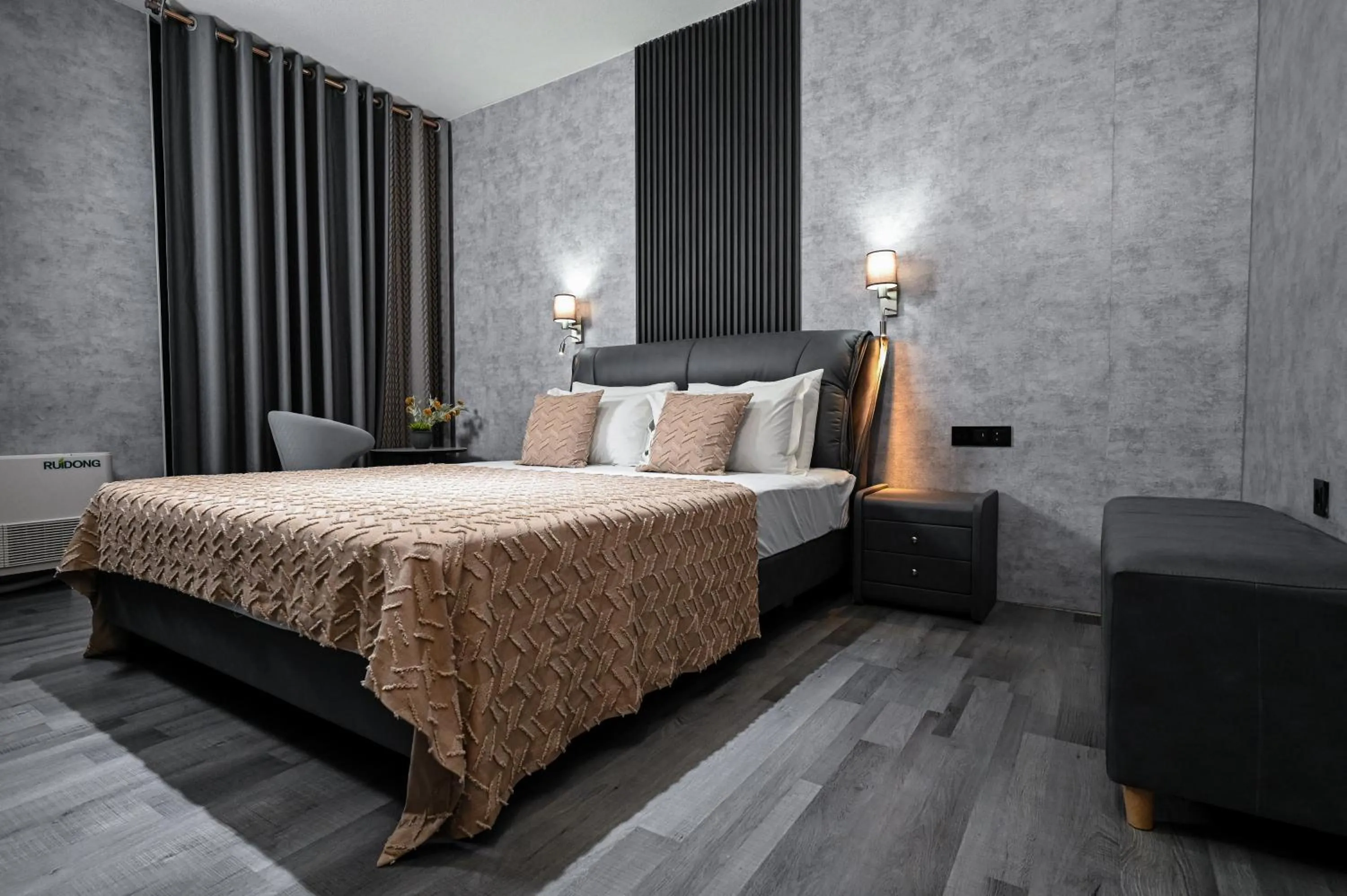 Bed in Grey Star Hotel