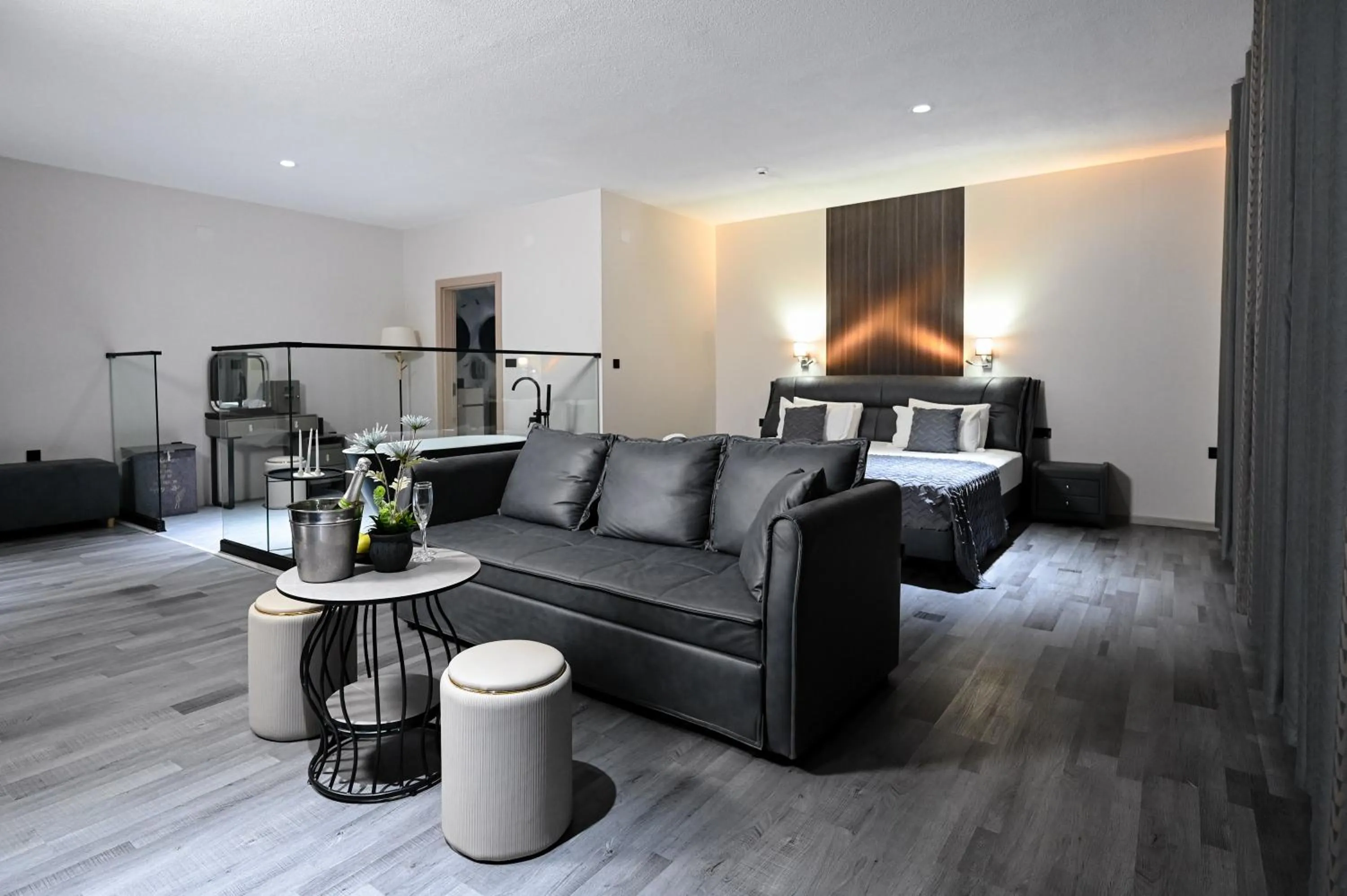 Bed in Grey Star Hotel