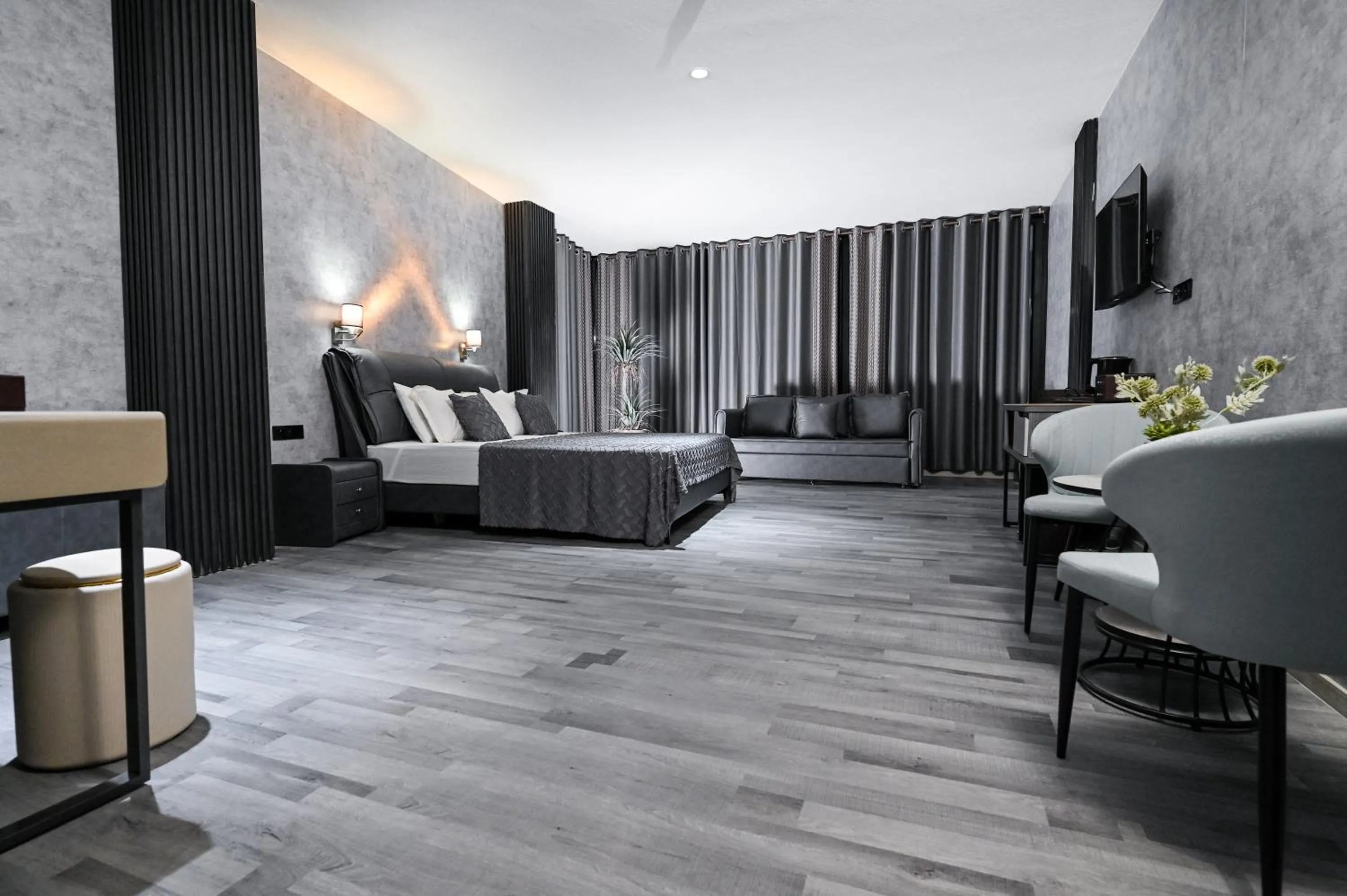 Bed in Grey Star Hotel