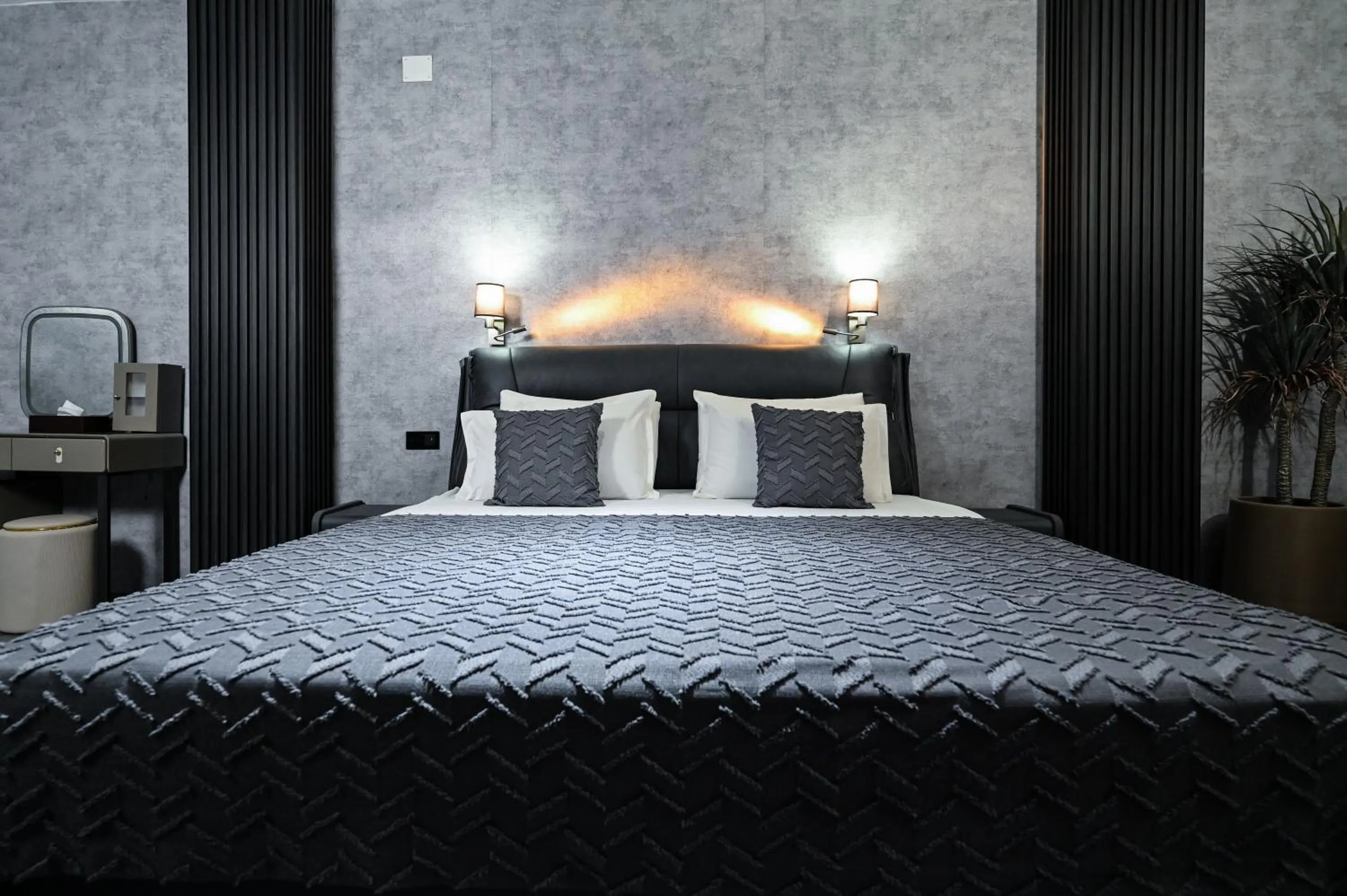 Bed in Grey Star Hotel