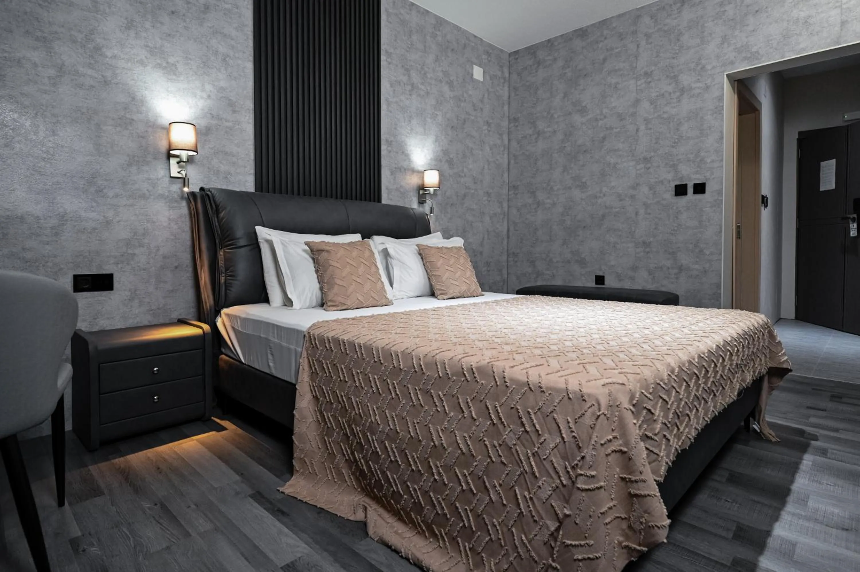 Bed in Grey Star Hotel