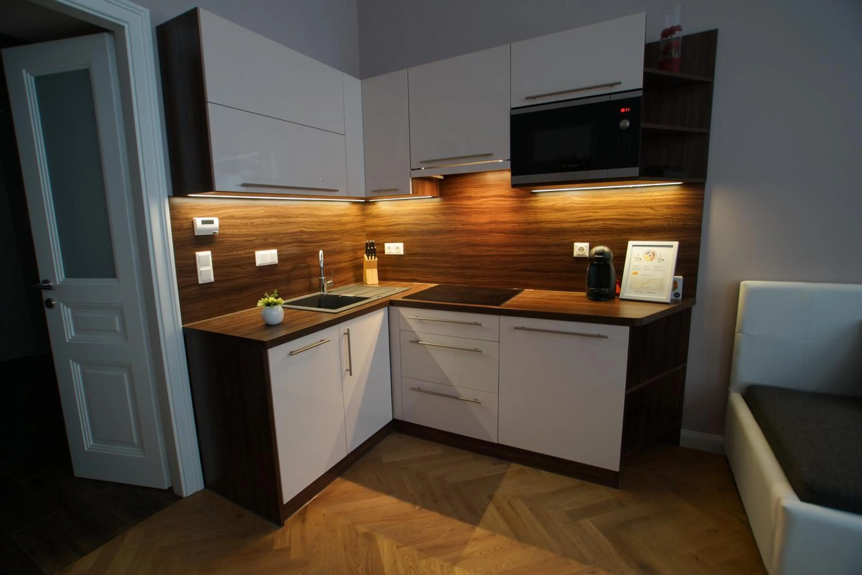 kitchen in Apartments-in-vienna