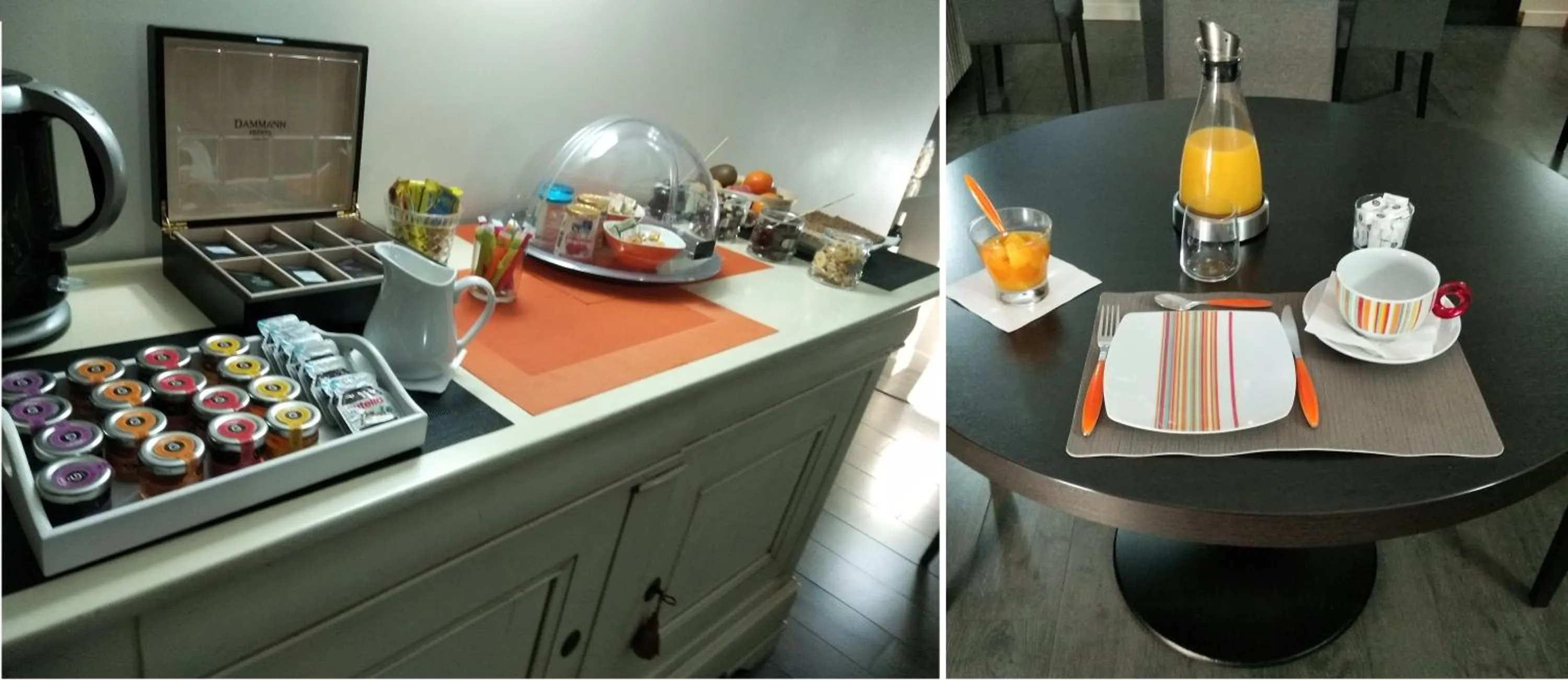 Breakfast in La Villa des Forges