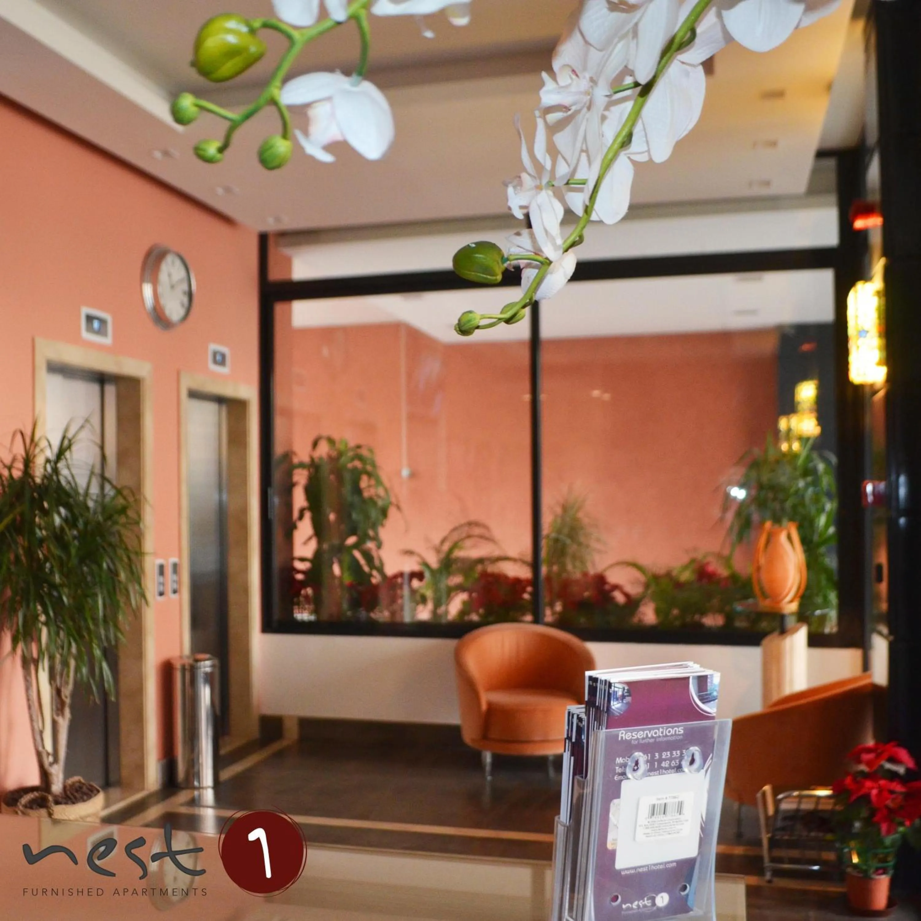 Lobby or reception in Nest 1 Hotel