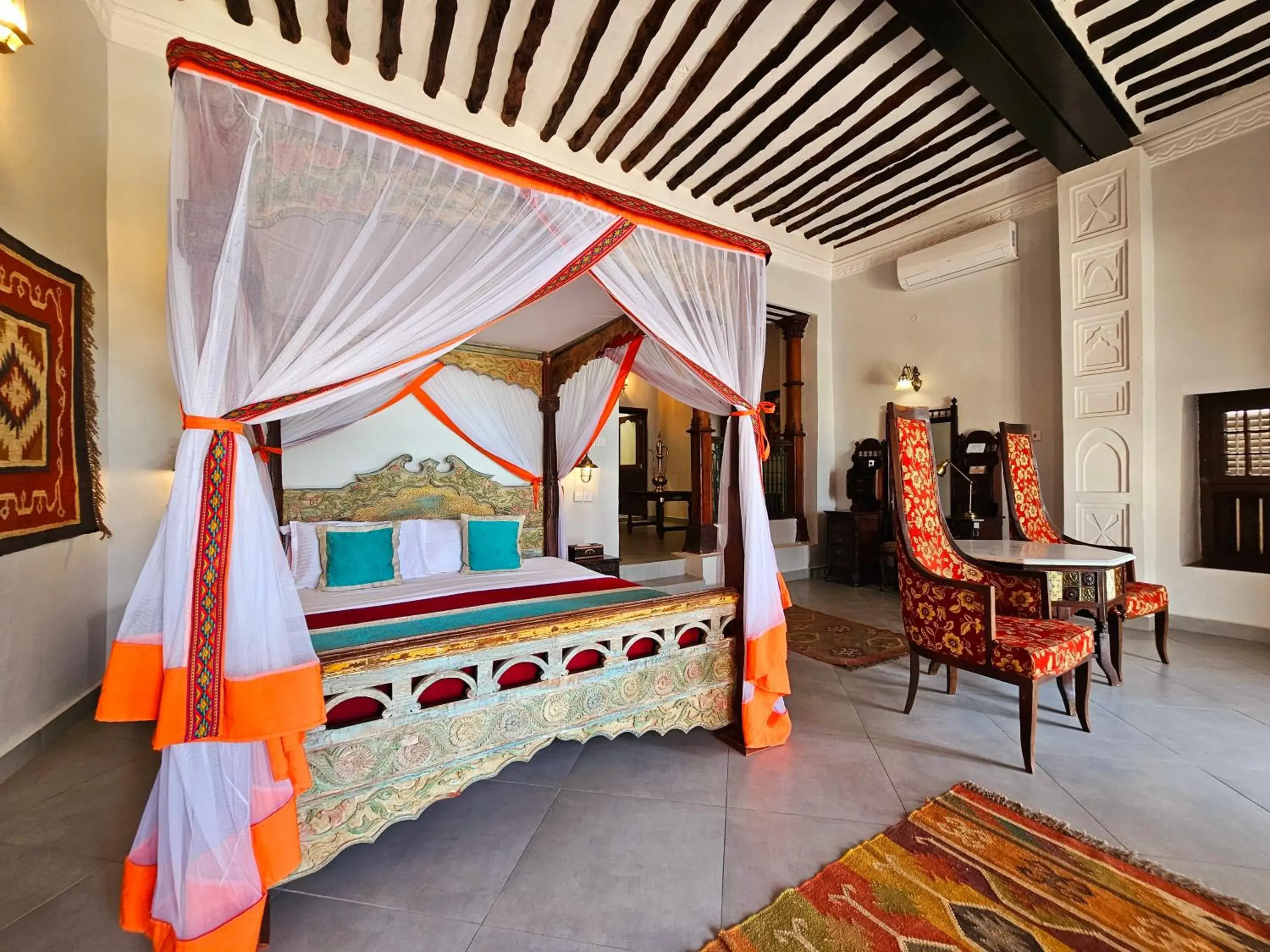 Bed in Mizingani Seafront Hotel Bed in Mizingani Seafront Hotel