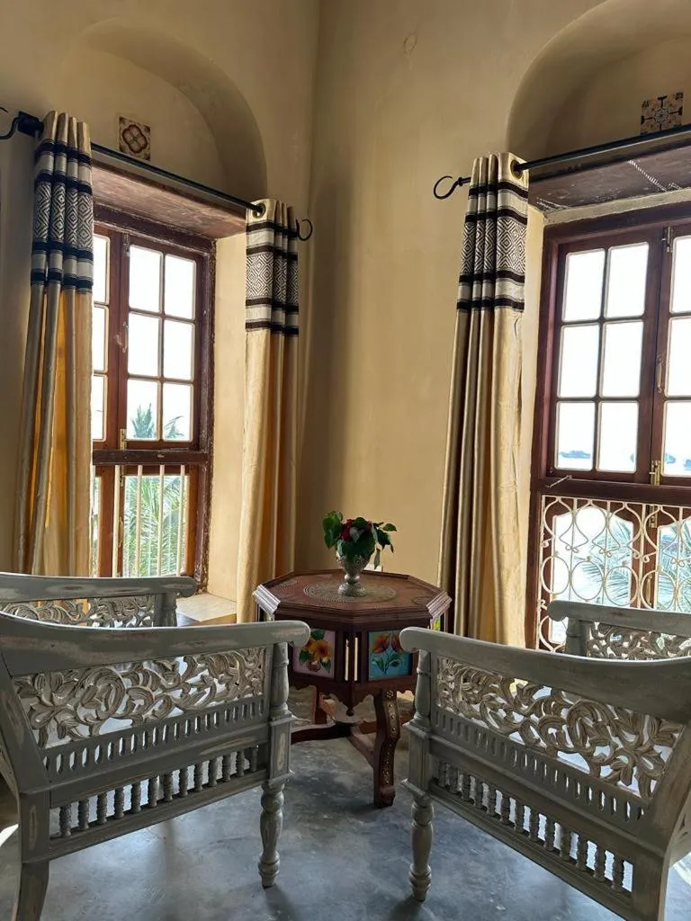 Seating area in Mizingani Seafront Hotel