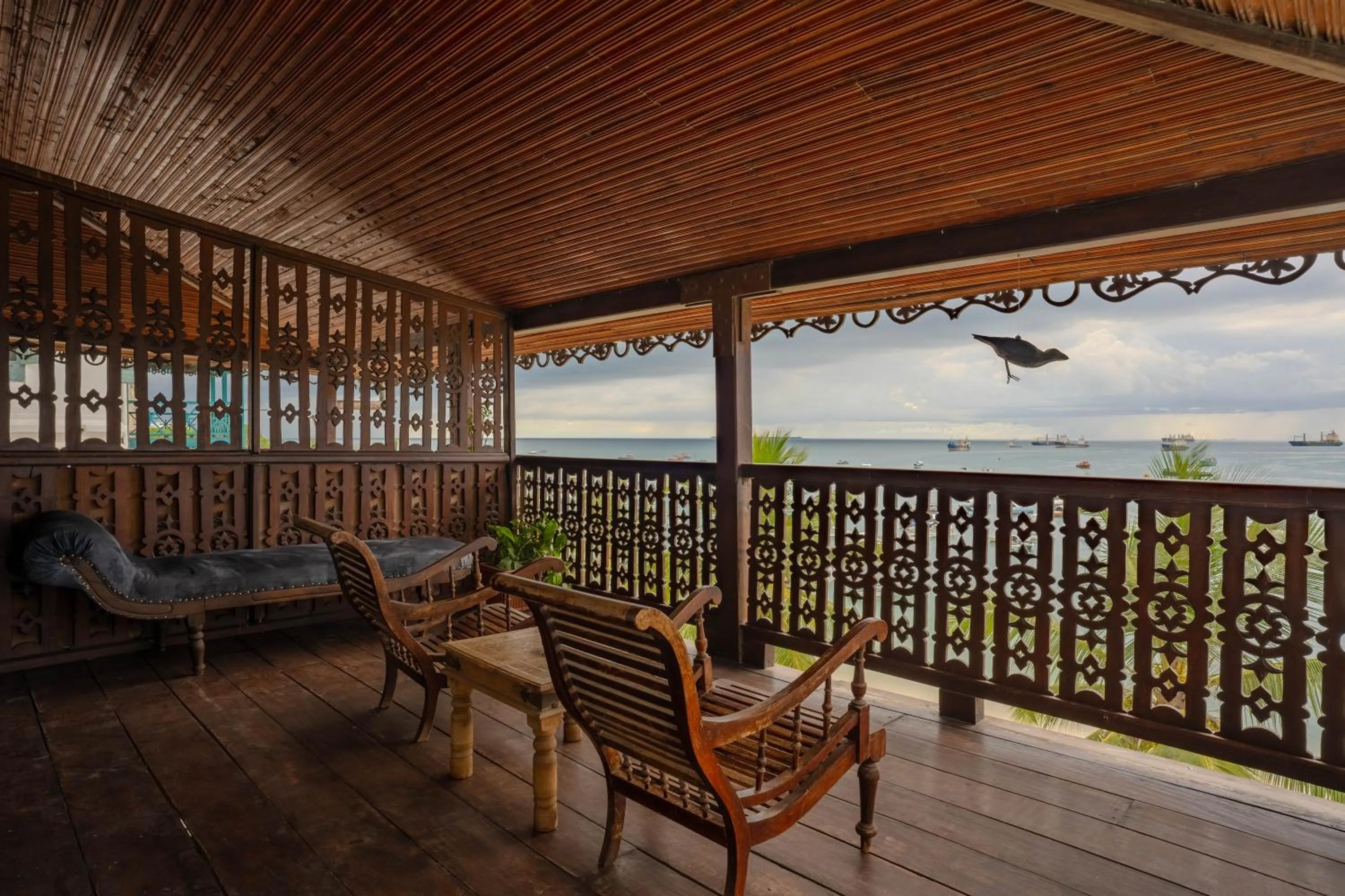 Balcony/Terrace in Mizingani Seafront Hotel