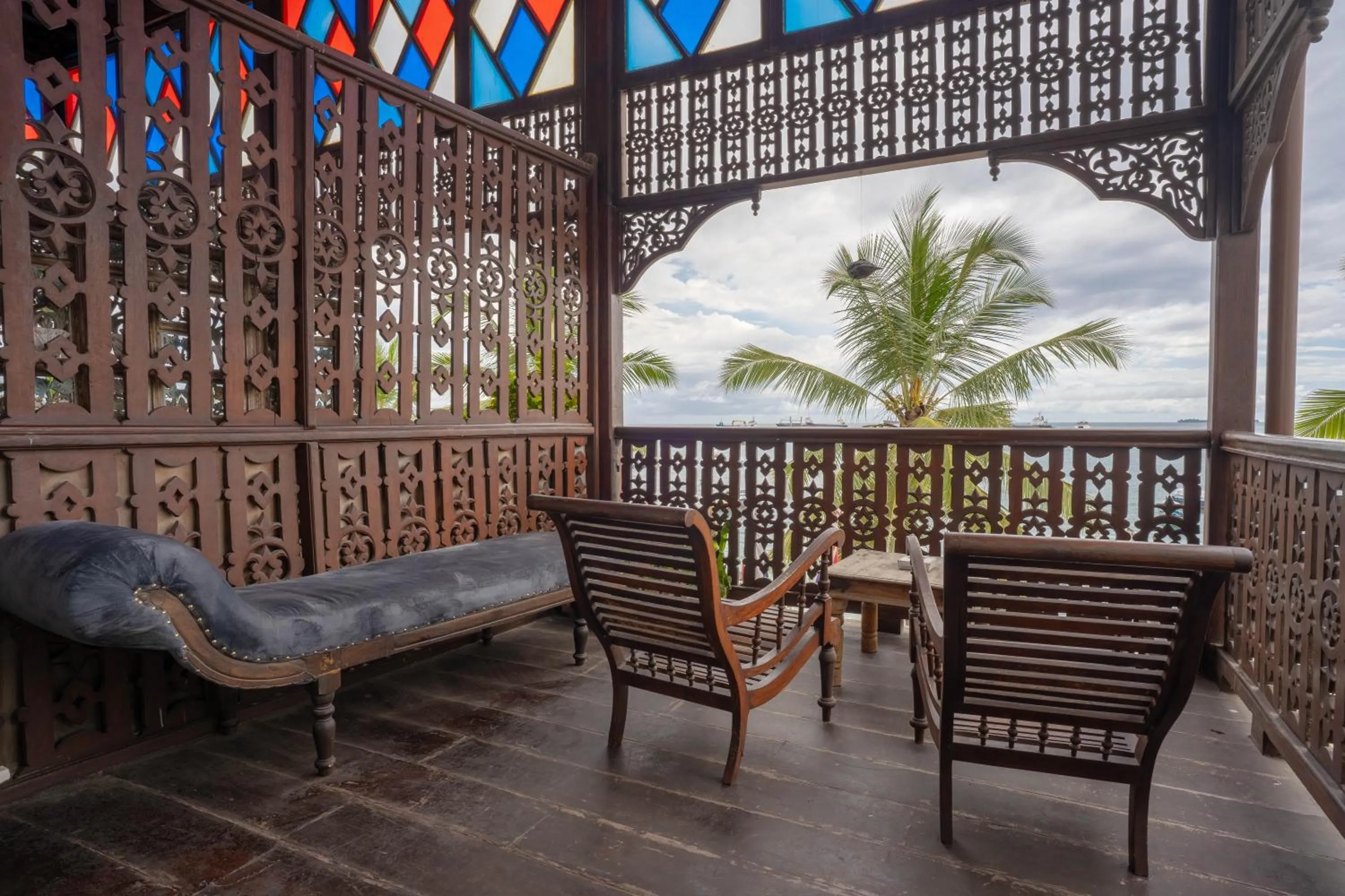 Patio in Mizingani Seafront Hotel