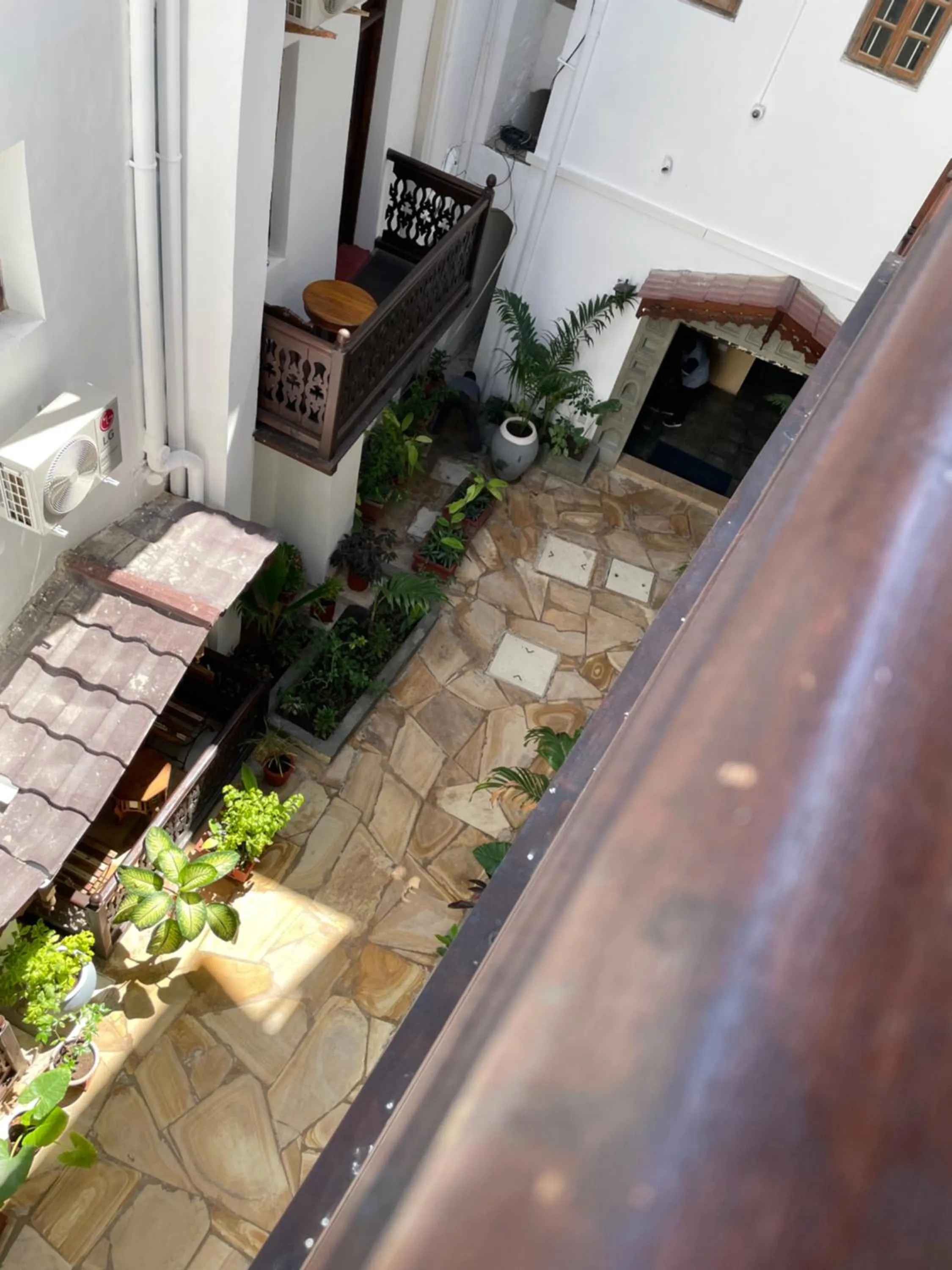 Patio in Mizingani Seafront Hotel