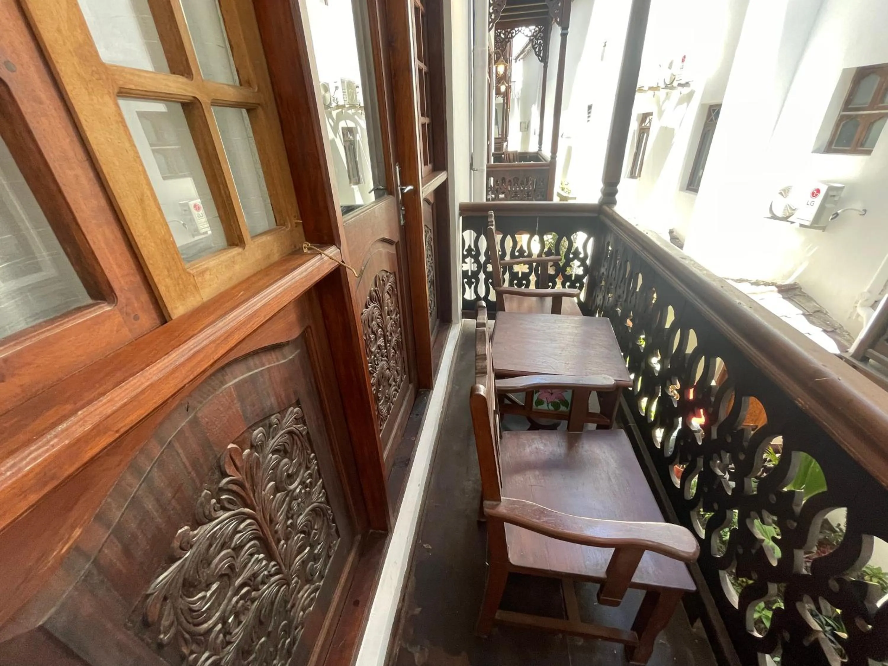 Balcony/Terrace in Mizingani Seafront Hotel