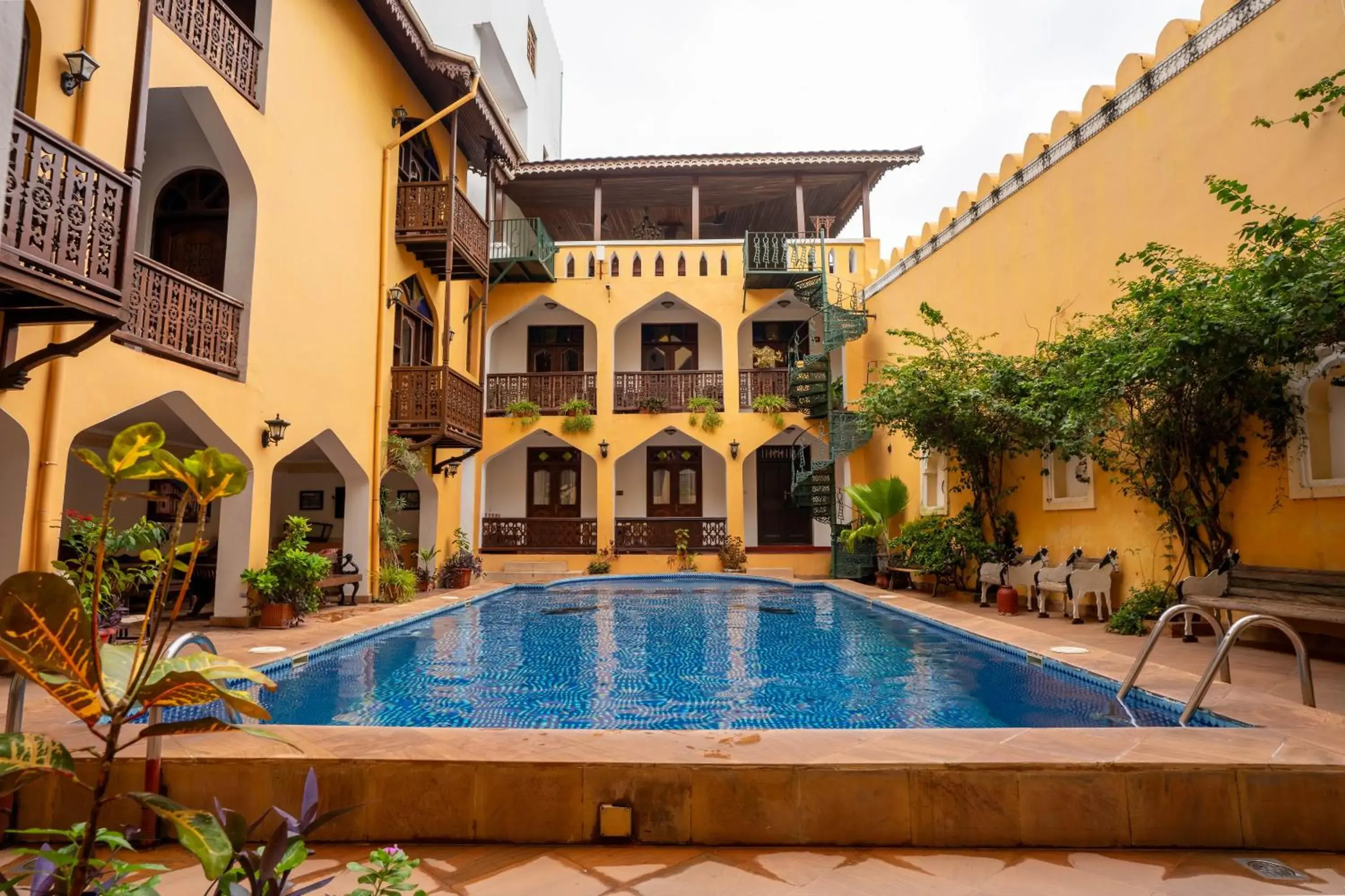 Swimming pool in Mizingani Seafront Hotel Swimming pool in Mizingani Seafront Hotel