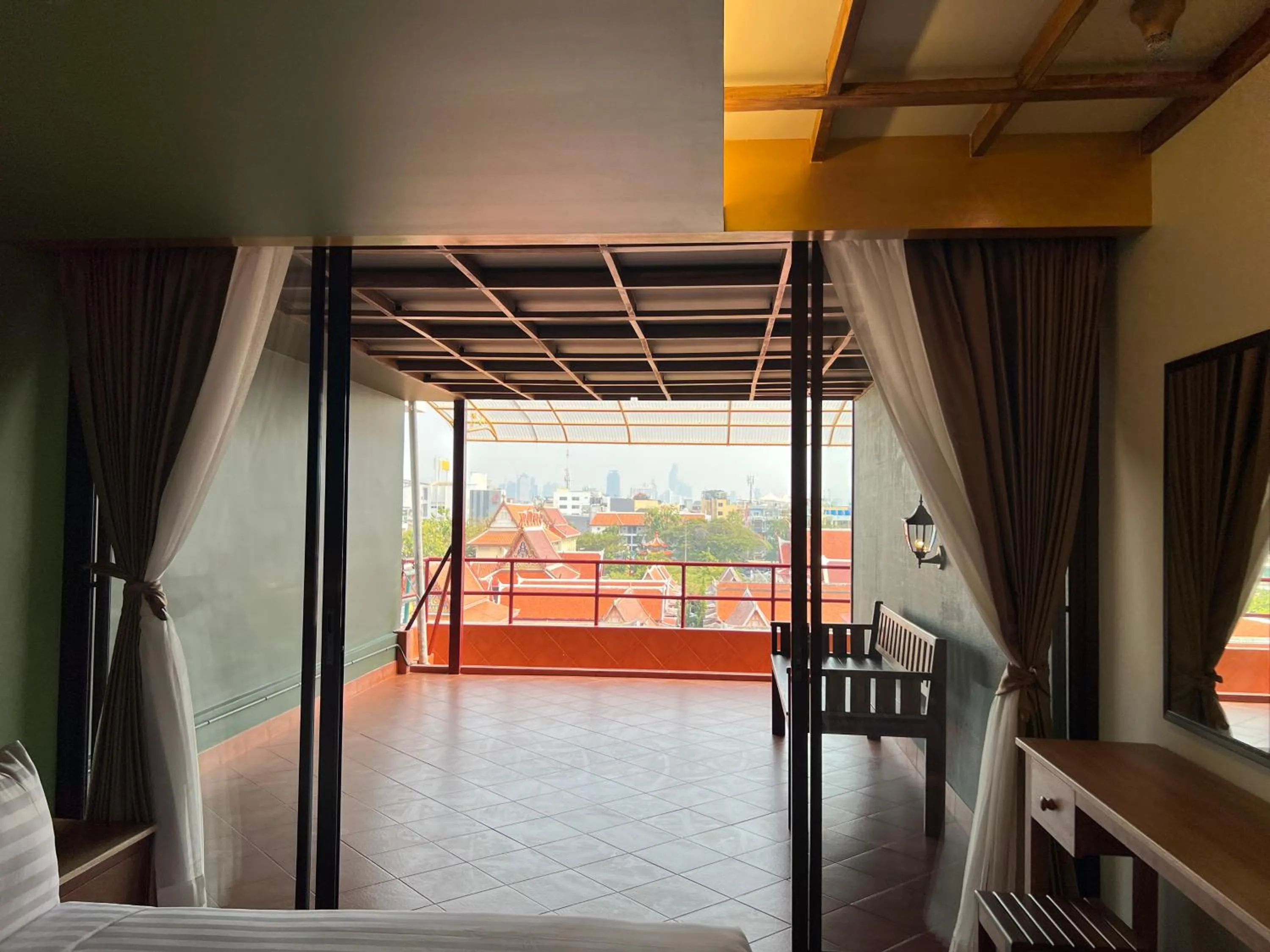 View (from property/room), Bed in Cha Na Stay at Merry V
