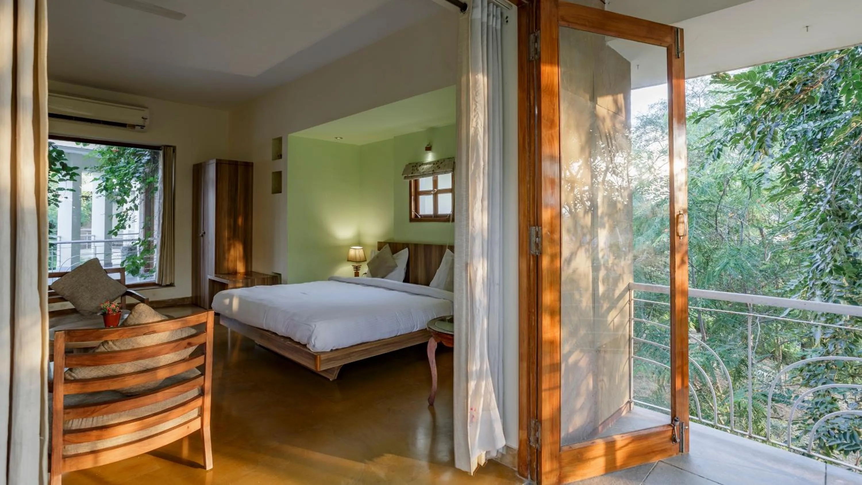 Garden, Bed in The Chitvan Resort