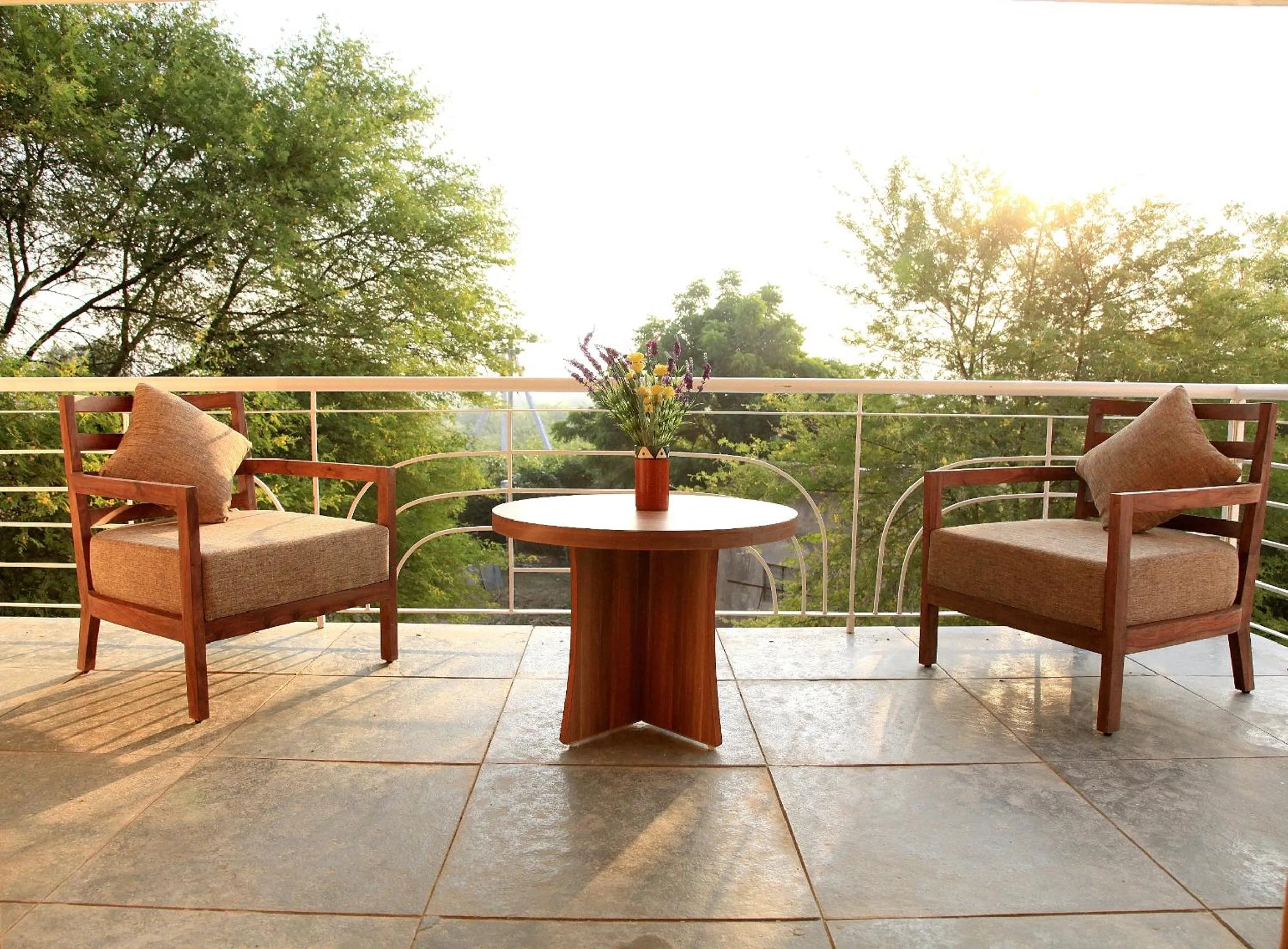 Balcony/Terrace in The Chitvan Resort