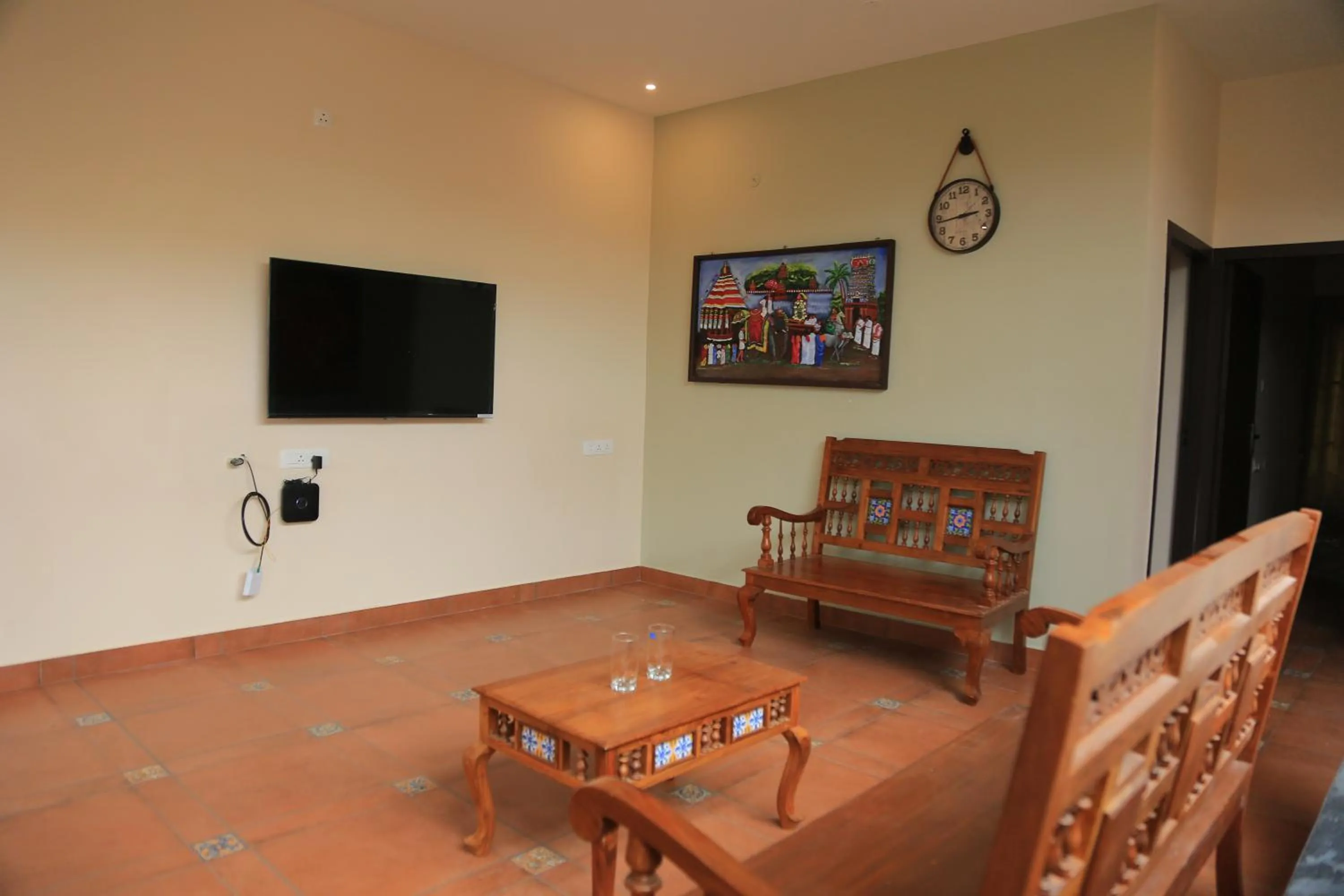 Living room in Ponni Homestay Kumbakonam