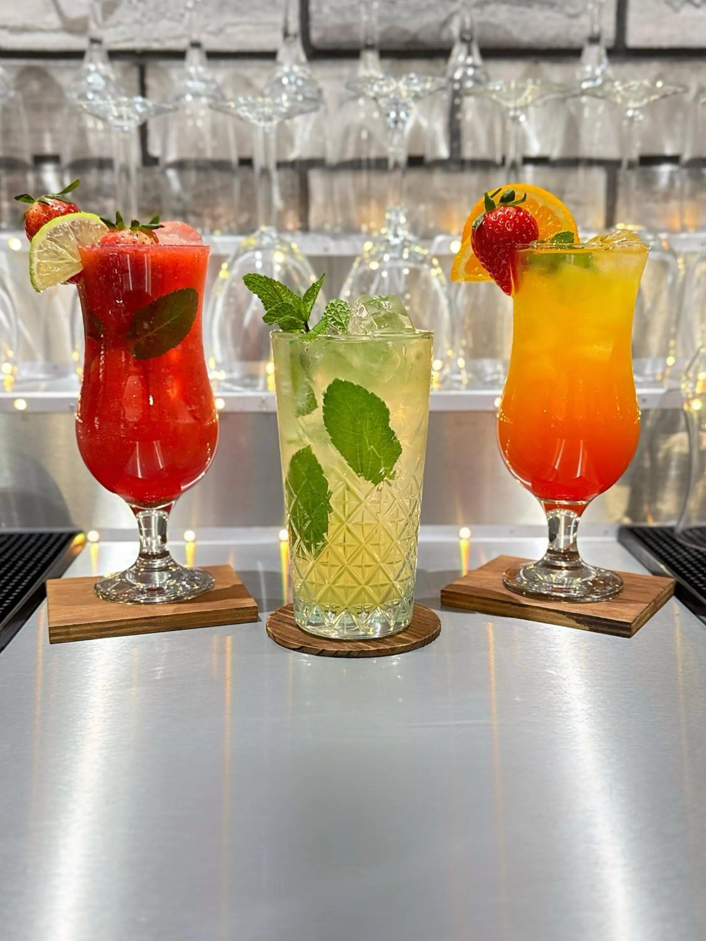 Drinks in Epsilon Hotel