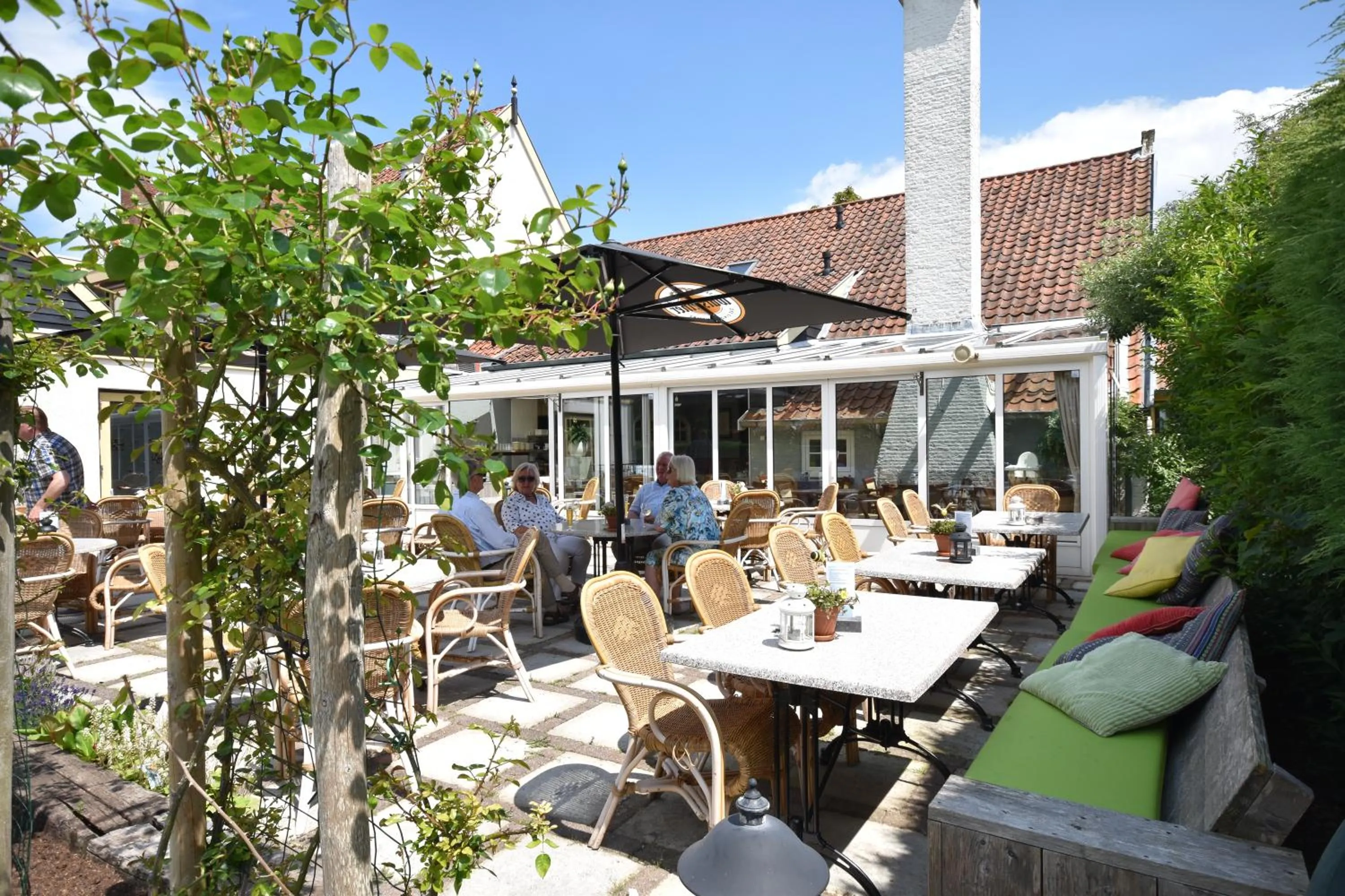 Patio in Hotel De Torenhoeve