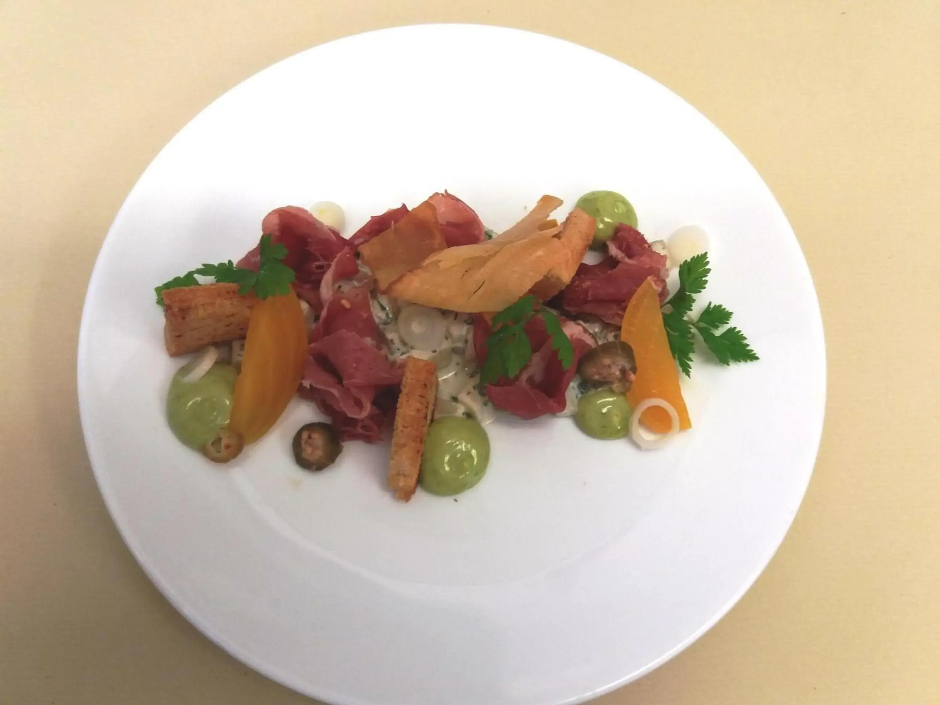 Food close-up in Hotel De Torenhoeve Food close-up in Hotel De Torenhoeve