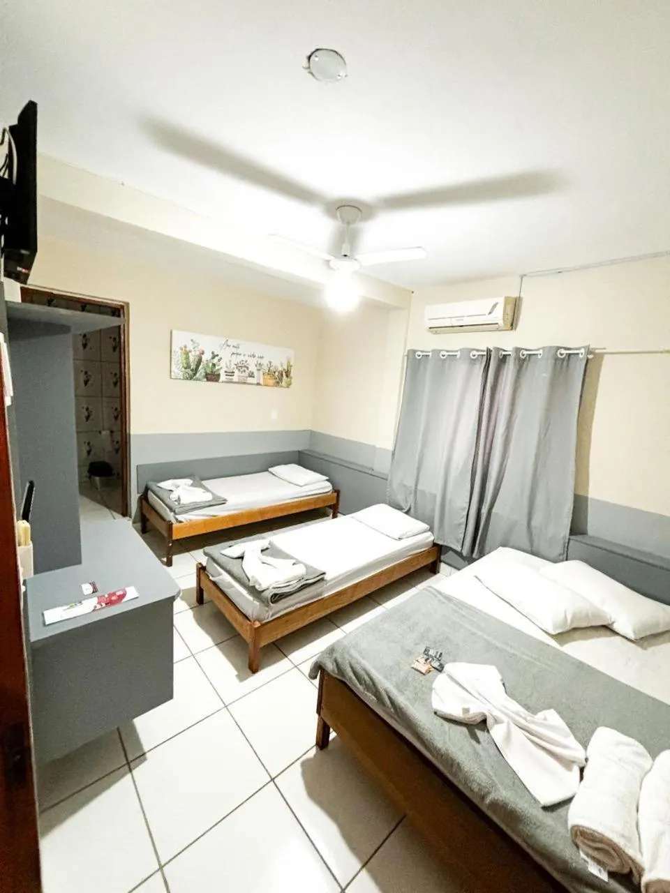Bed in Pousada Parada Da Fé
