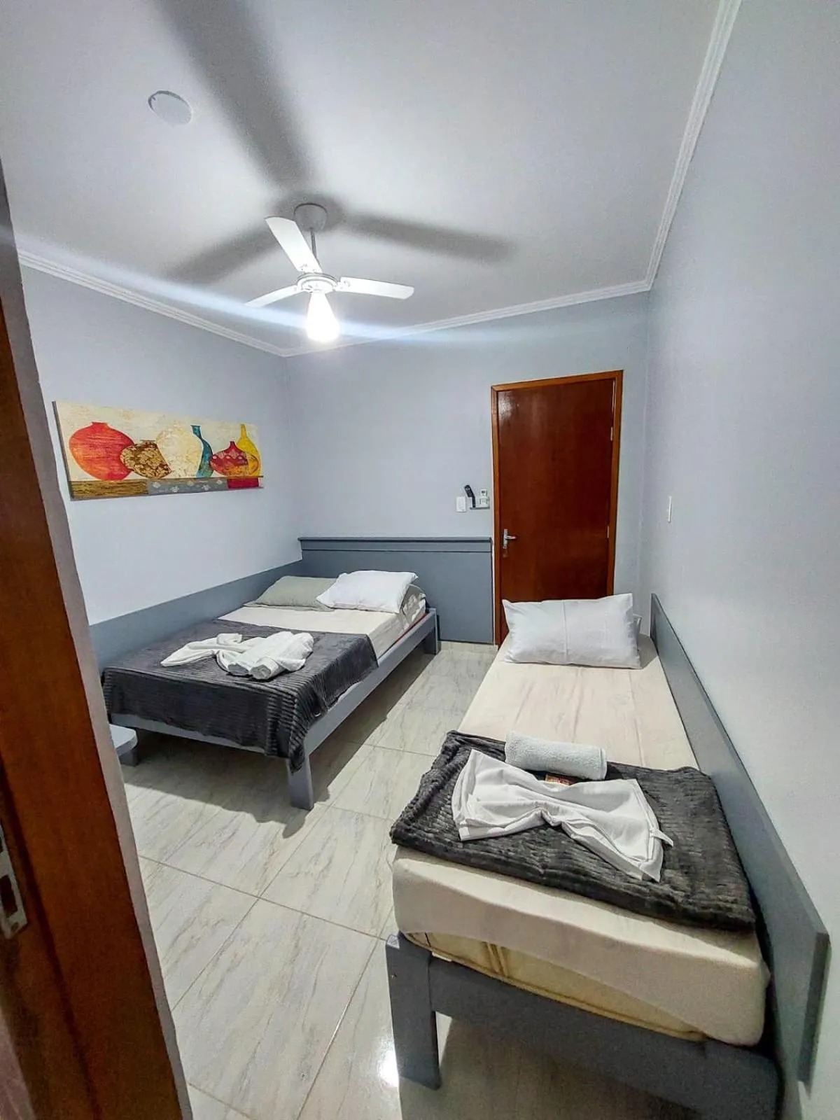 Bed in Pousada Parada Da Fé