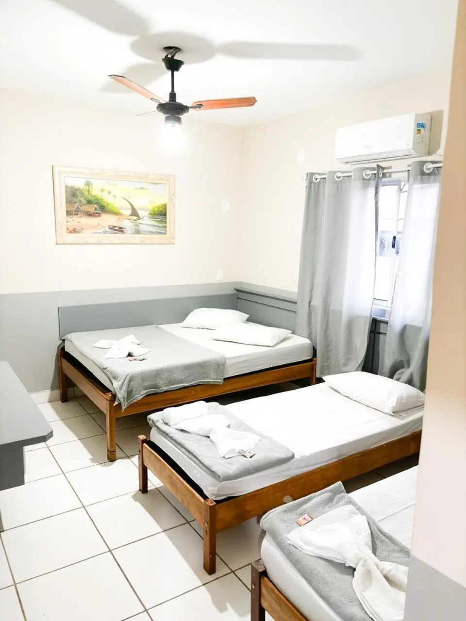 Bed in Pousada Parada Da Fé