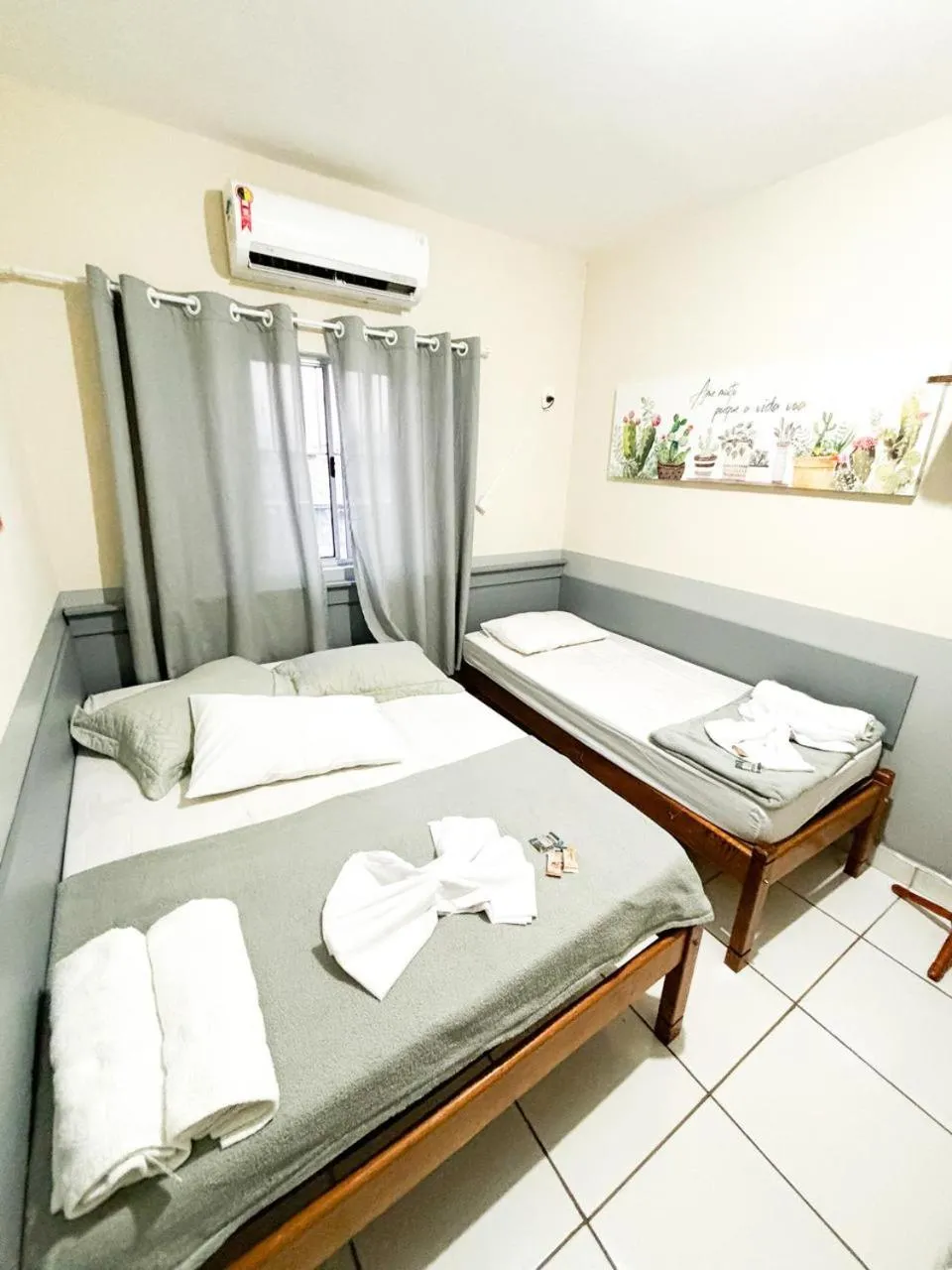 Bed in Pousada Parada Da Fé