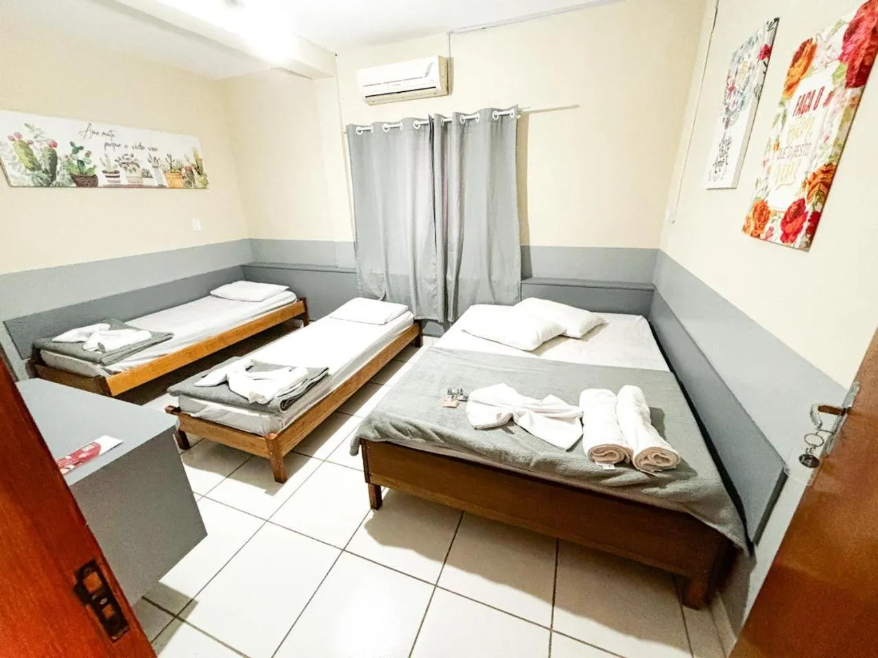 Bed in Pousada Parada Da Fé